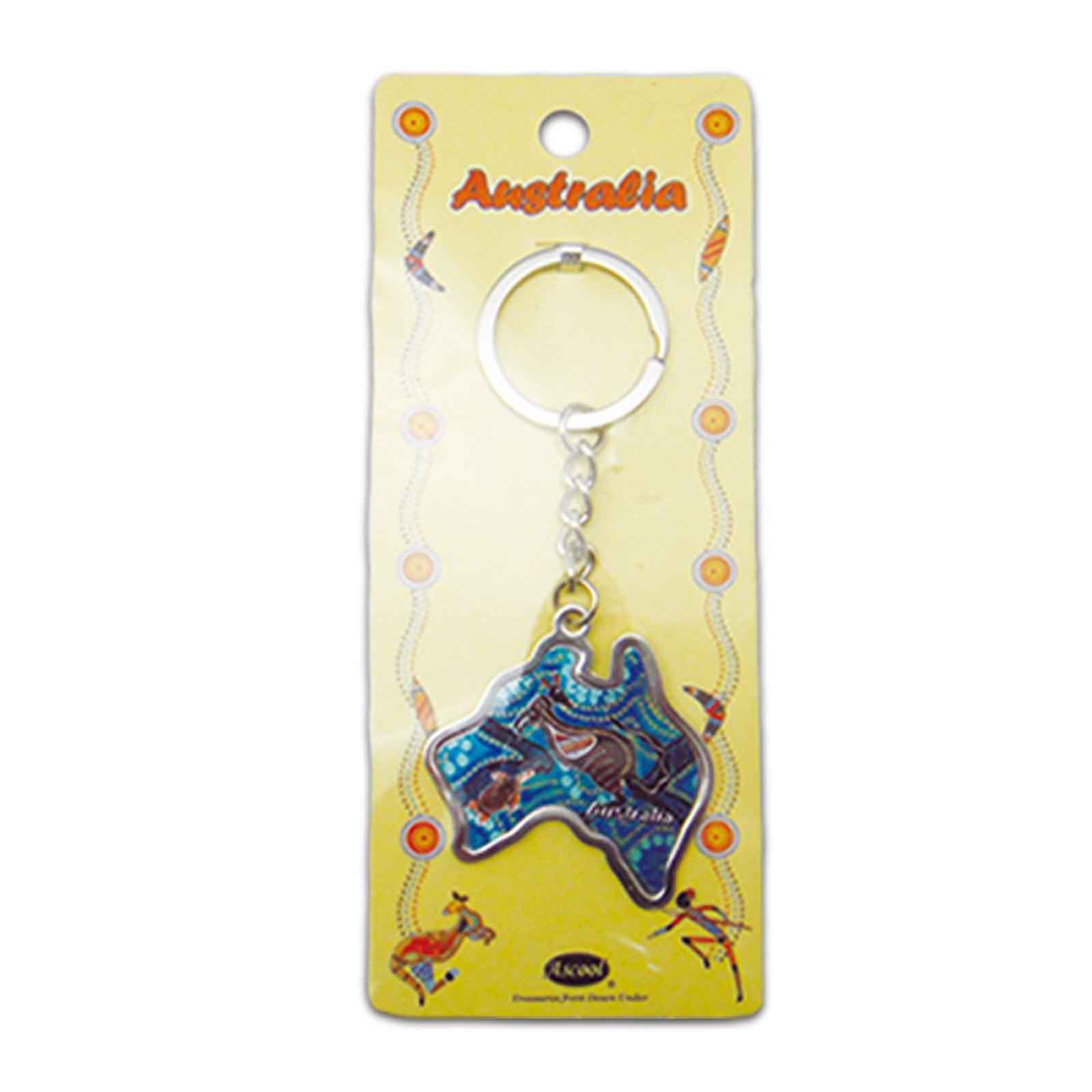 Key-Ring-Map-Aboriginal-Blue