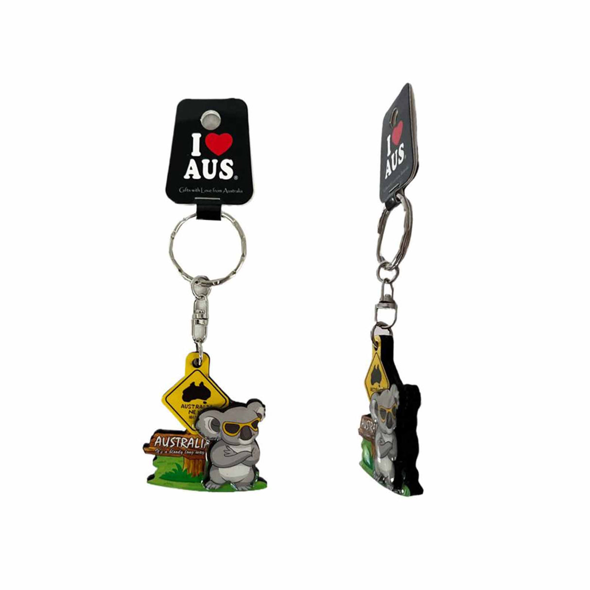 Key-Ring-Mdf-Koala-Road-Sign