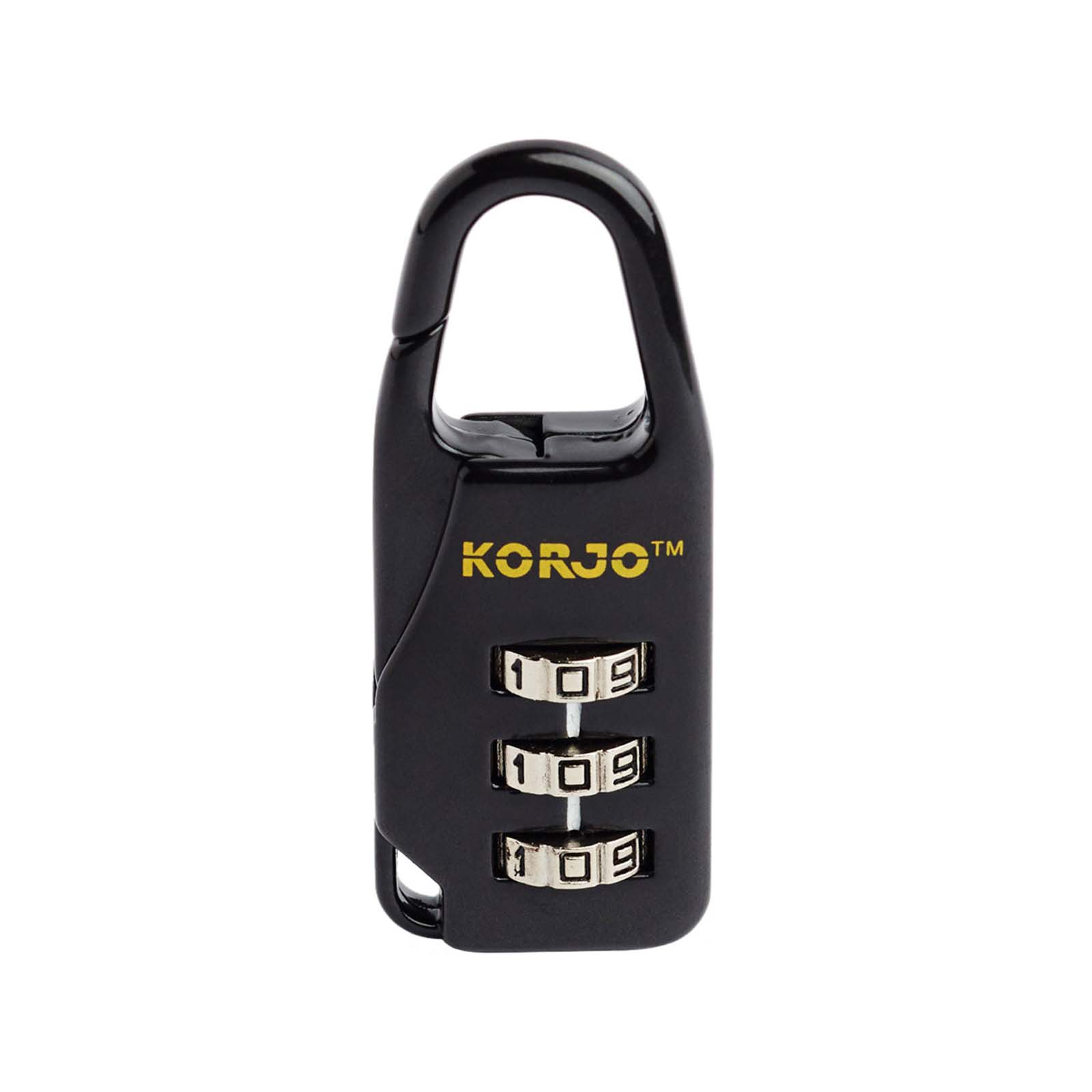 Korjo-Designer-Combination-Lock-Black