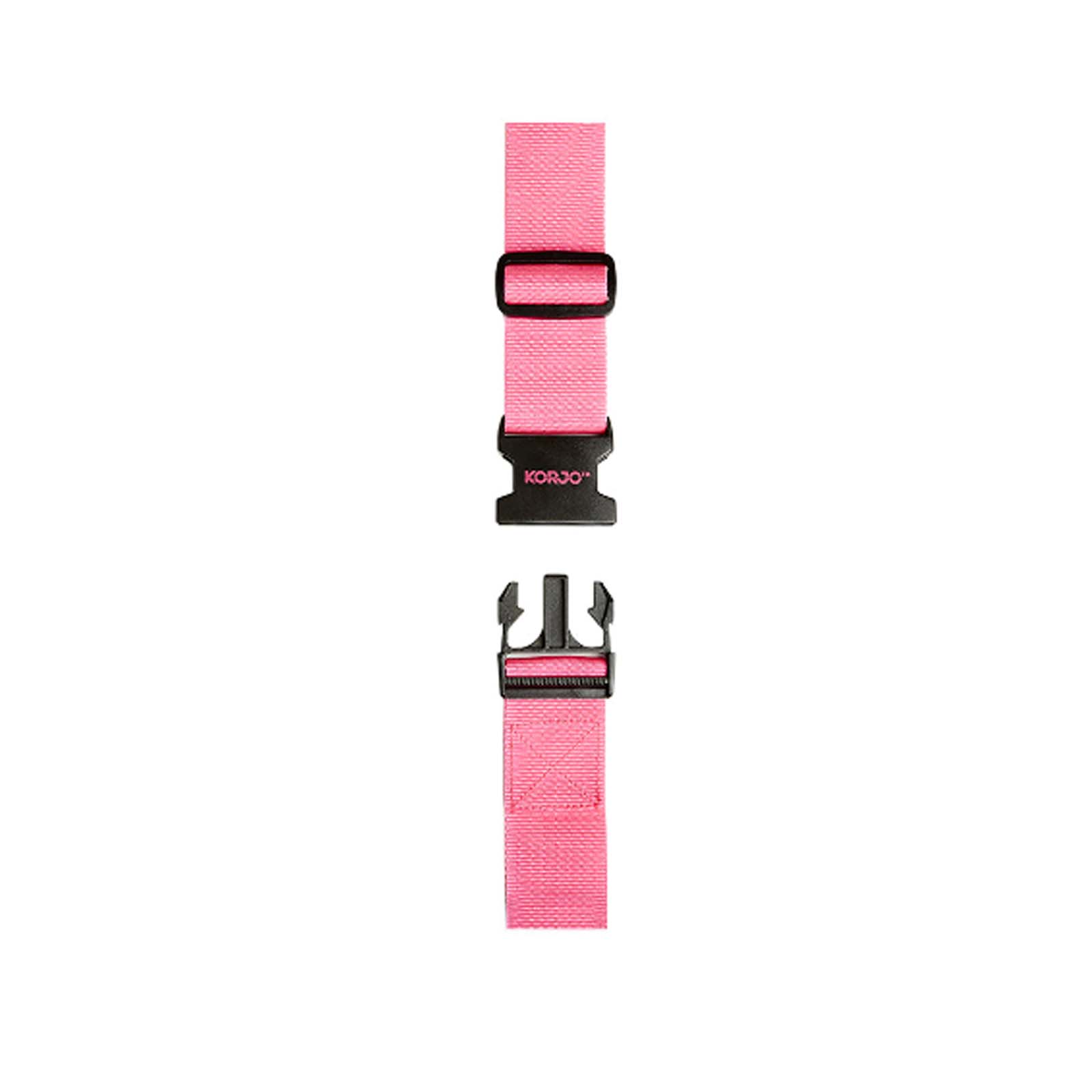 Korjo-Luggage-Strap-Standard-Pink-Angle