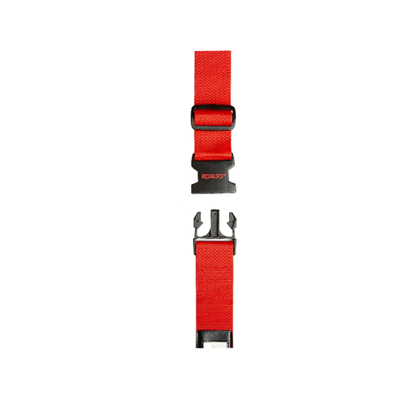 Korjo-Luggage-Strap-Standard-Red-Angle
