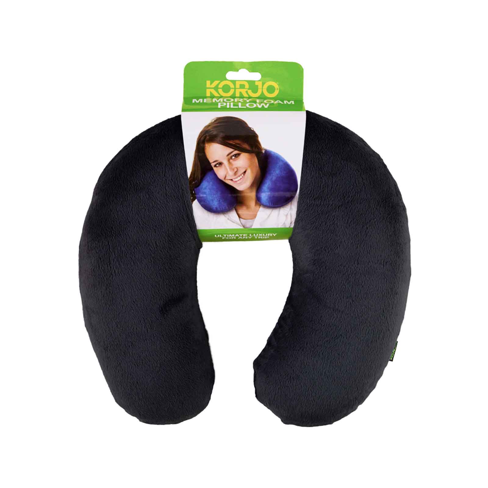 Korjo-Memory-Foam-Pillow-Black-Package
