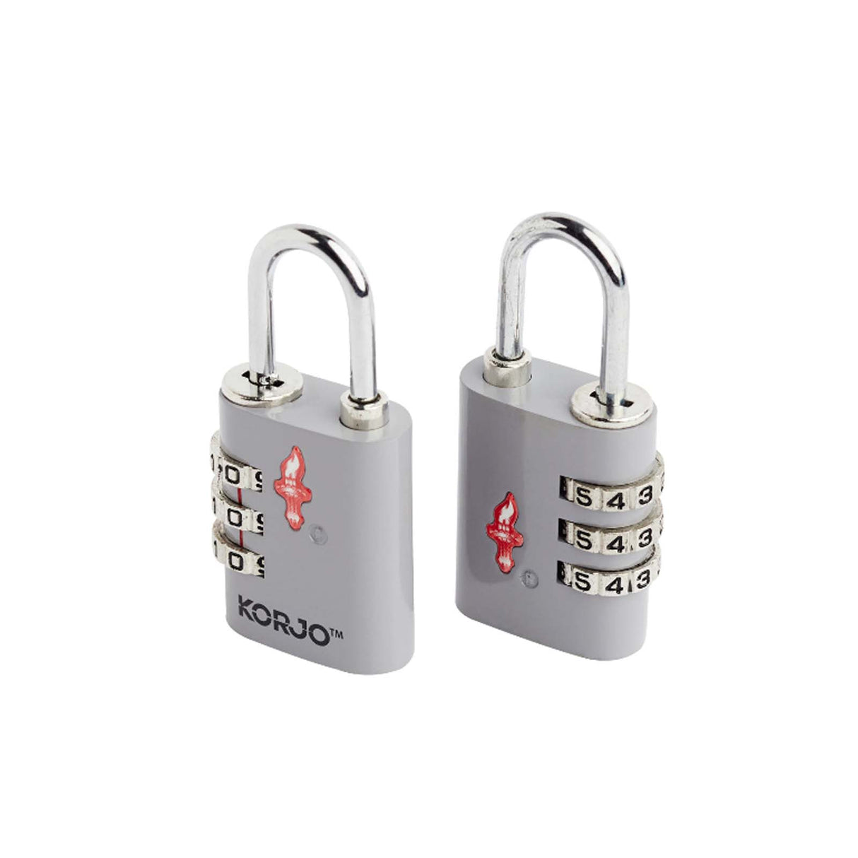 Korjo-TSA-Combilock-Duopack-Silver