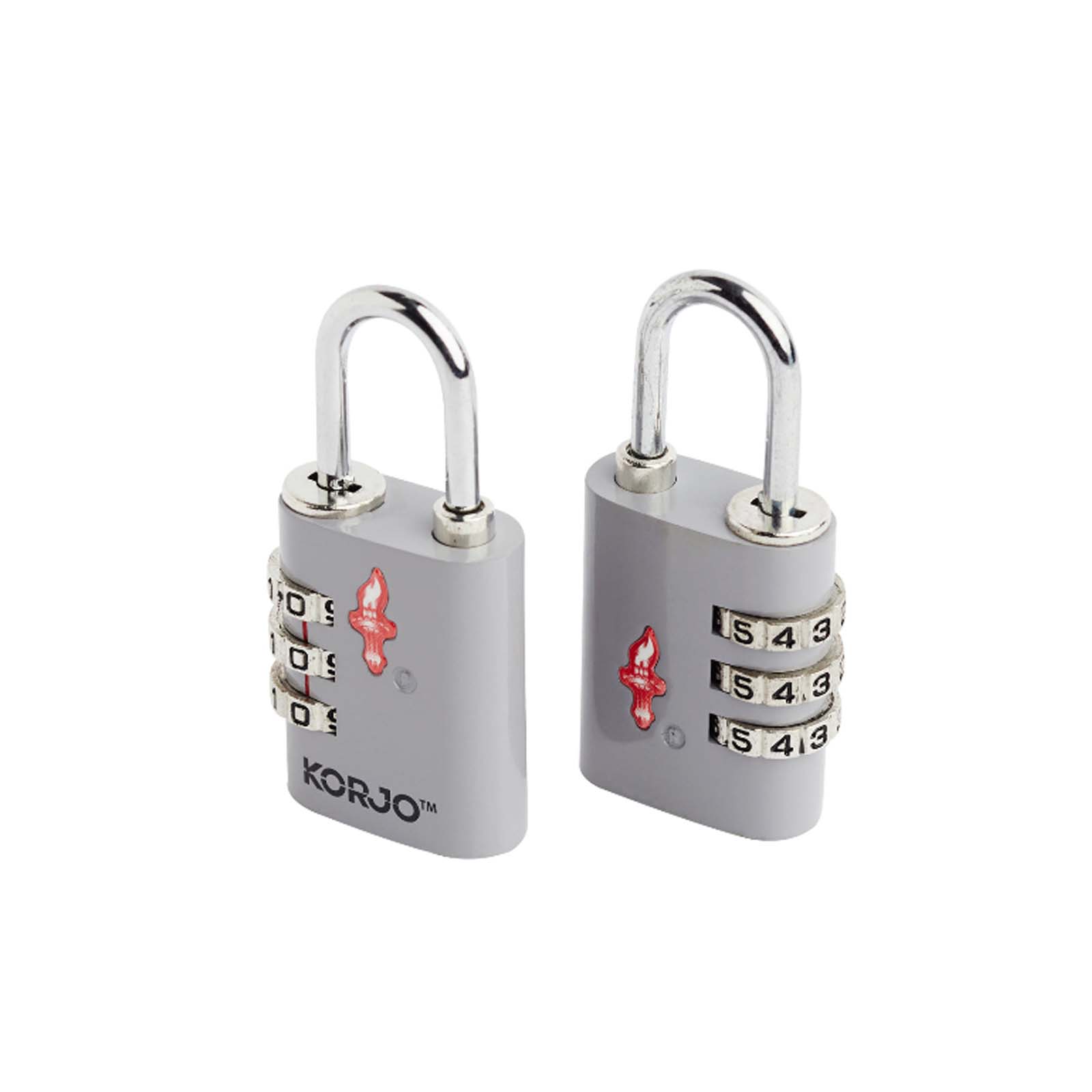 Korjo-TSA-Combilock-Duopack-Silver