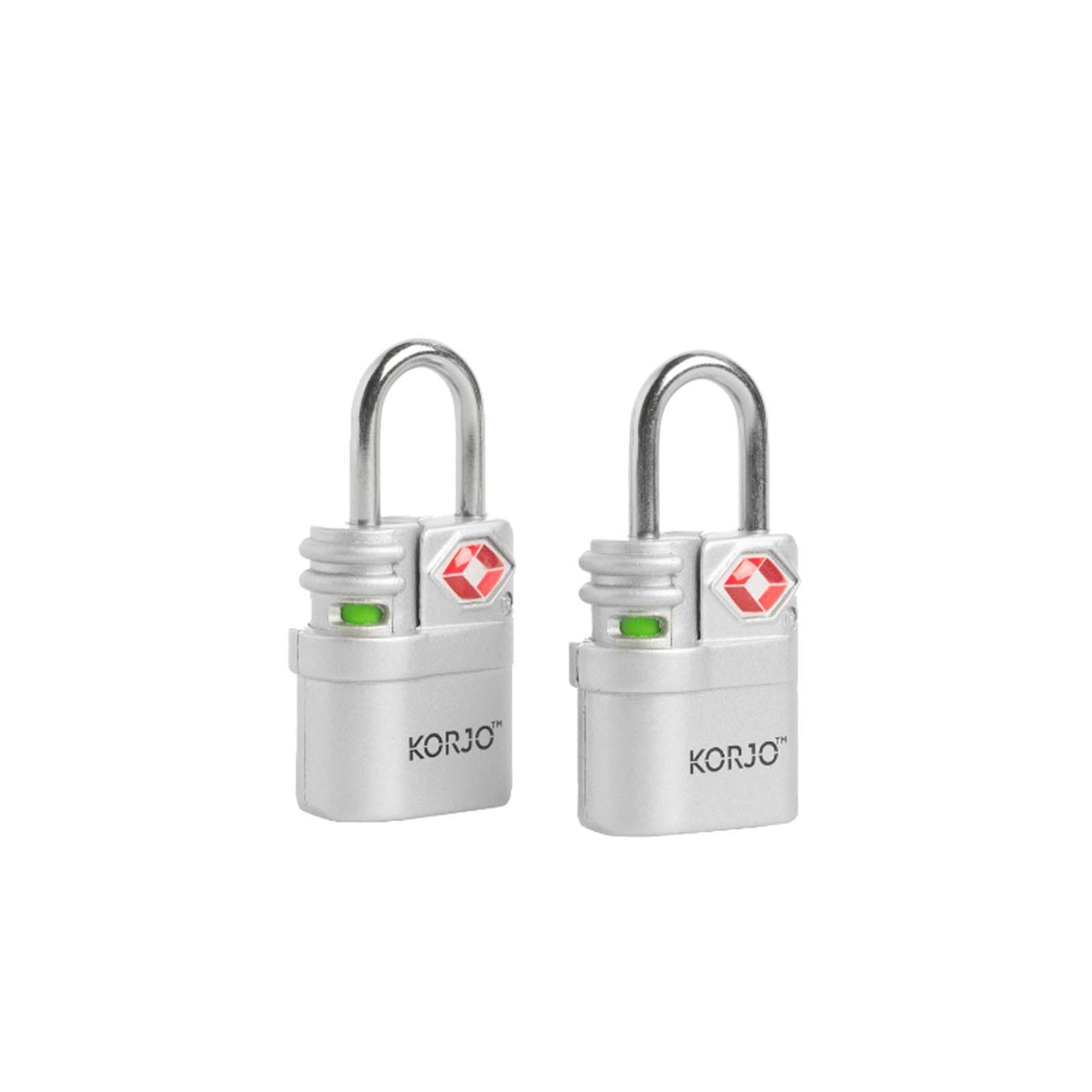 Korjo-TSA-Keyed-Locks-With-Indicator-Duo-Pack-Silver