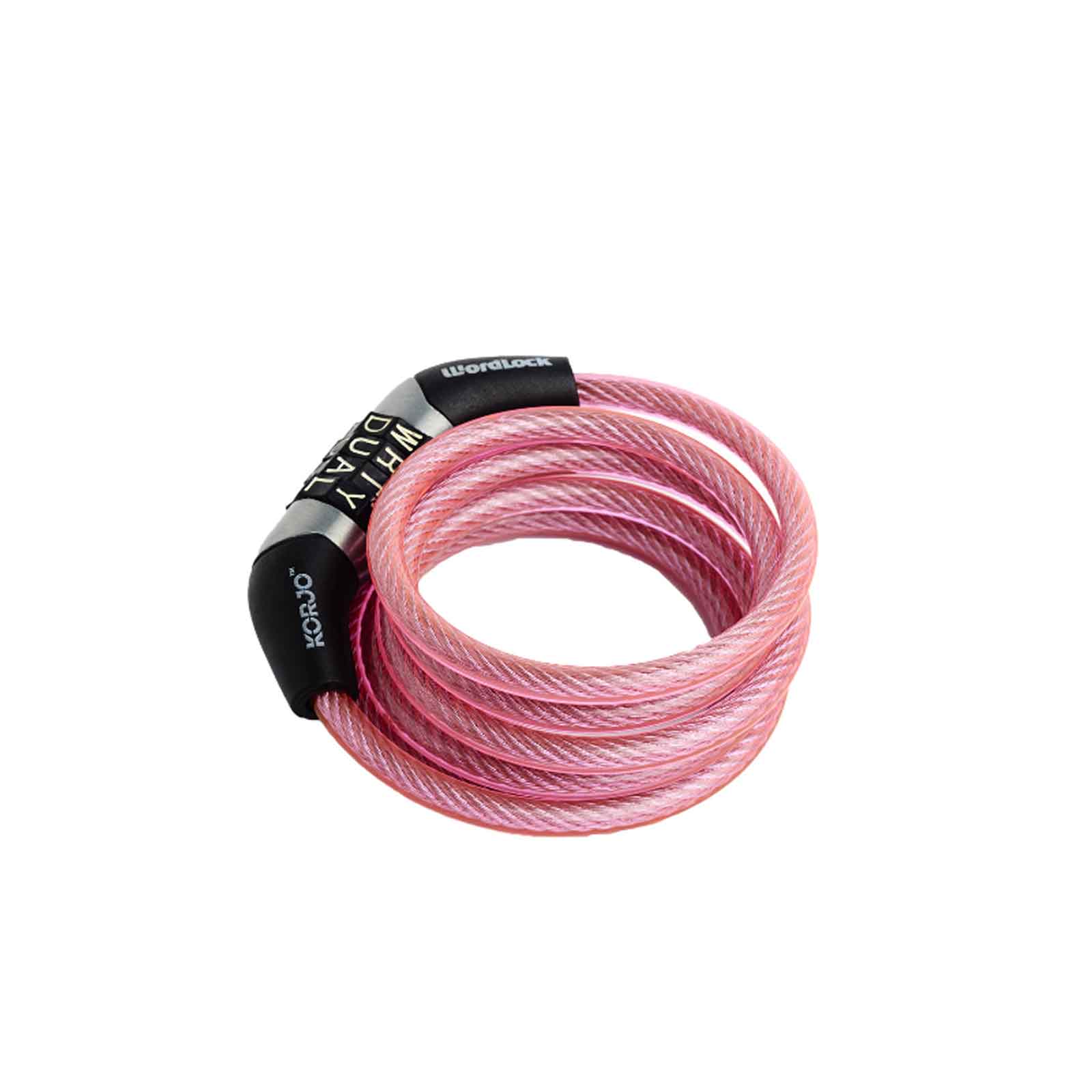 Korjo-Wordlock-Mini-Cable-Lock-Pink