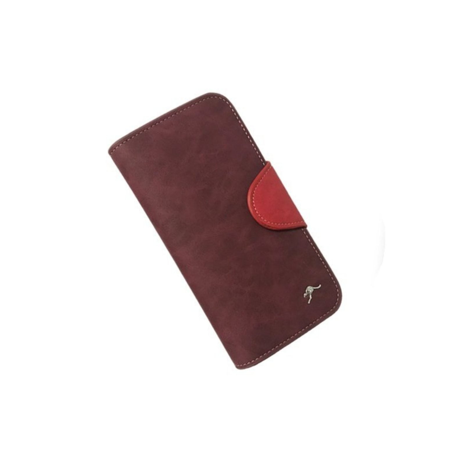 Ladies-Wallet-Two-Tone-Kangaroo-Badge-Purple