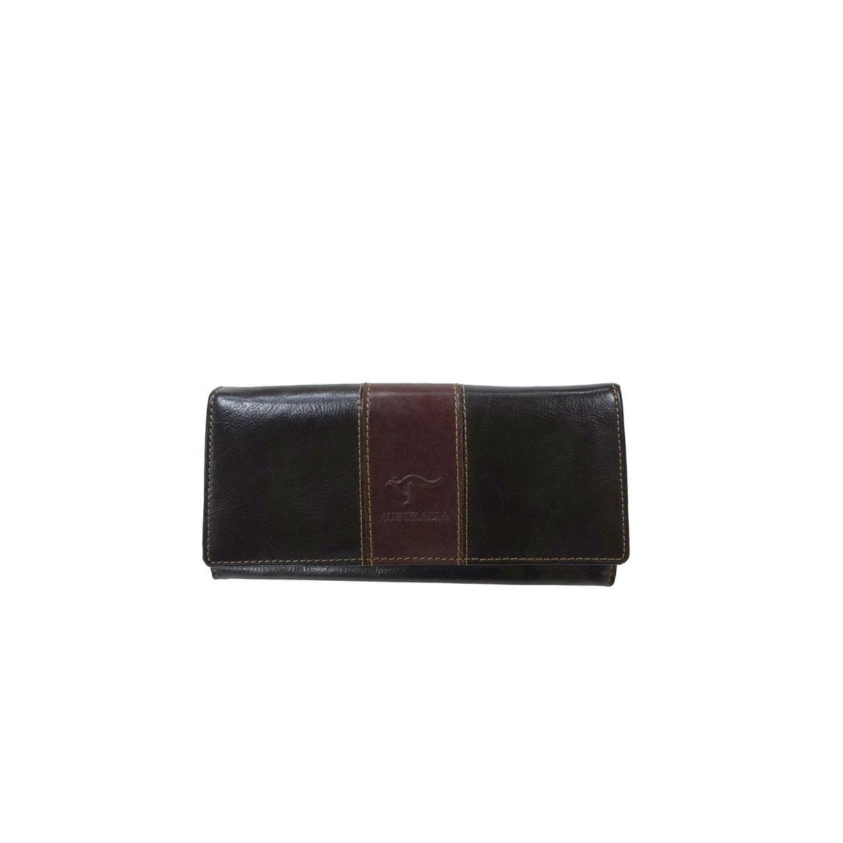 Ladies-Wallet-With-Clip-Embossed-Kangaroo