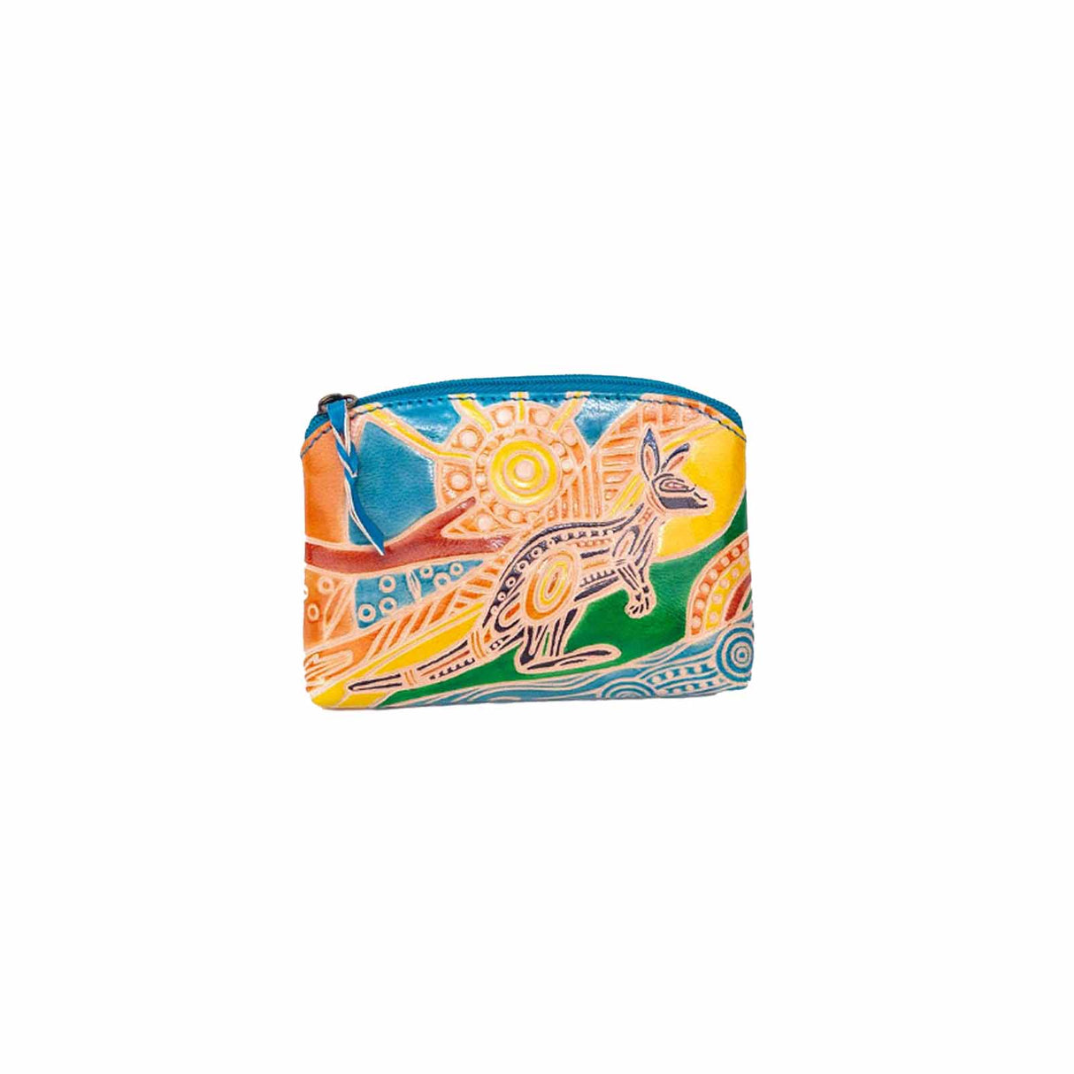 Leather-Purse-Rectangle-Sunset-Kangaroo