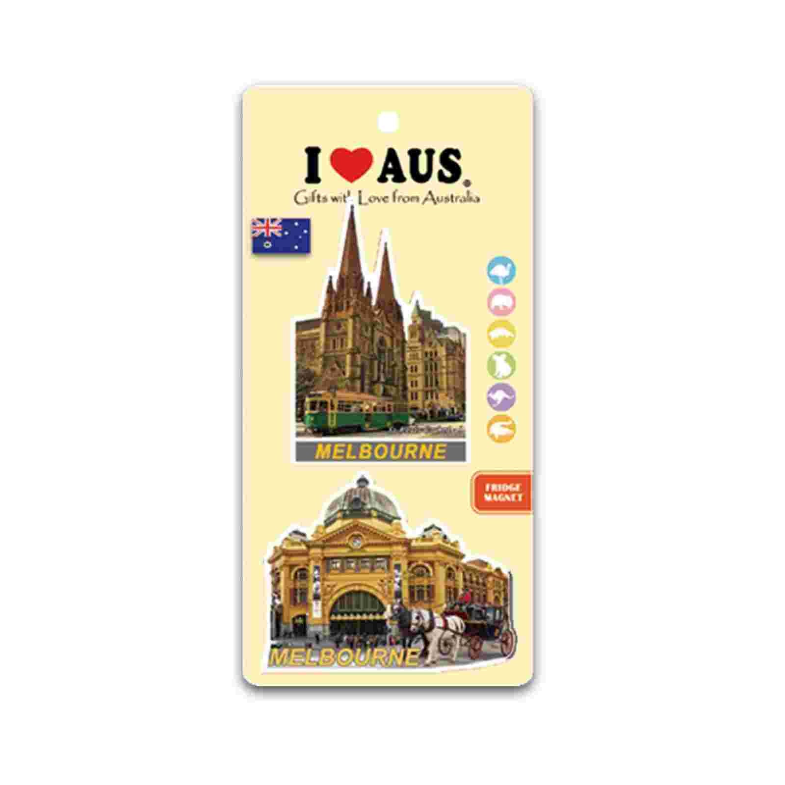 Magnet-Foil-2-Pcs-Melbourne-Icons