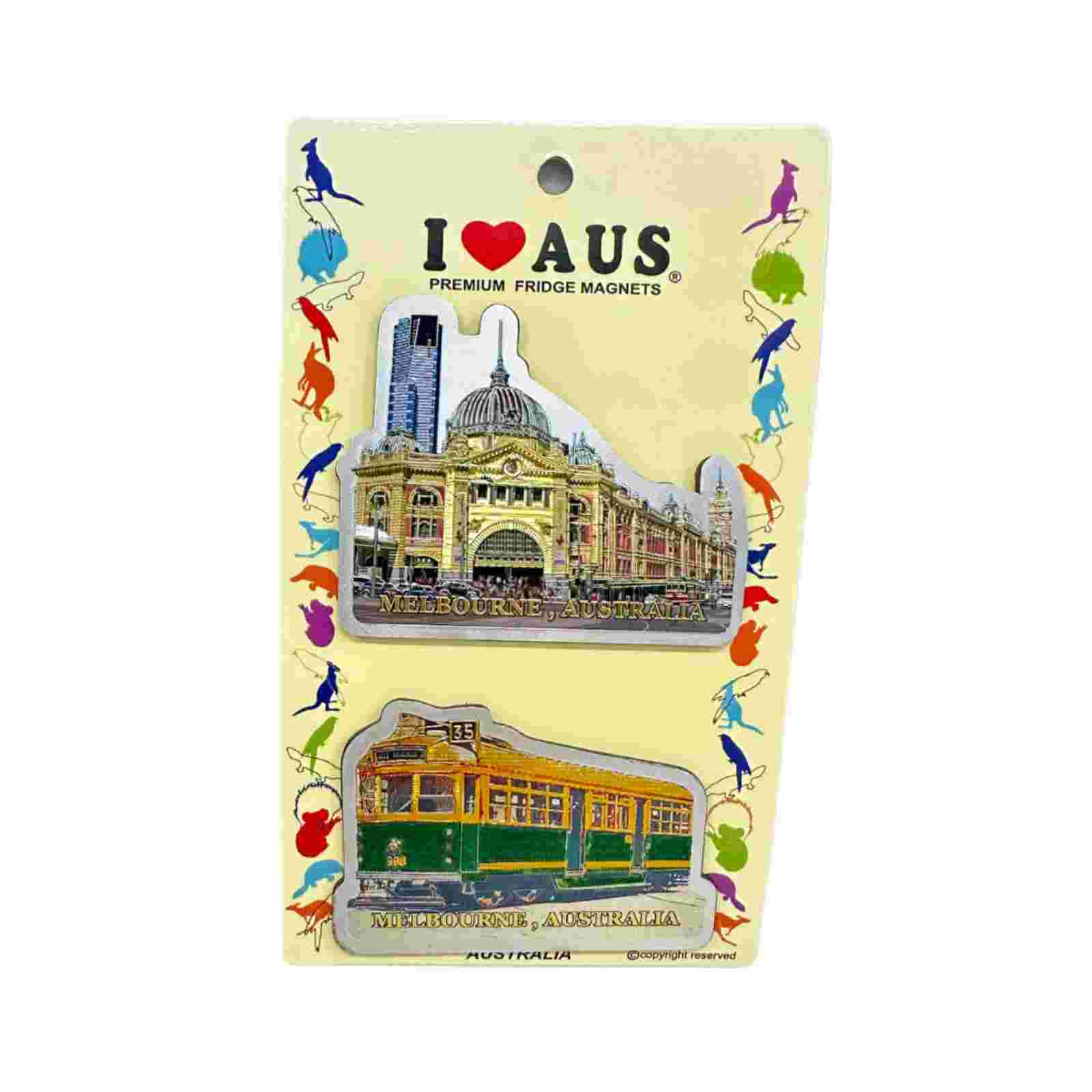 Magnet-Foil-2-Pcs-Tram-Flinders-Street