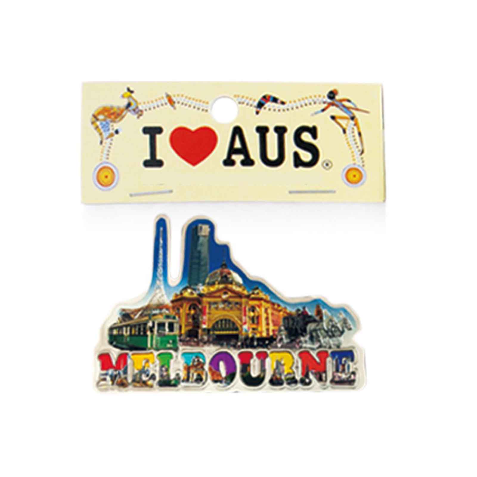 Magnet-Foil-Melbourne-Scenes-Shaped