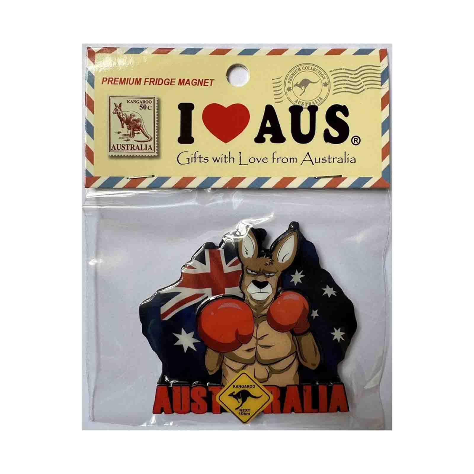Magnet-Mdf-Kangaroo-Flag