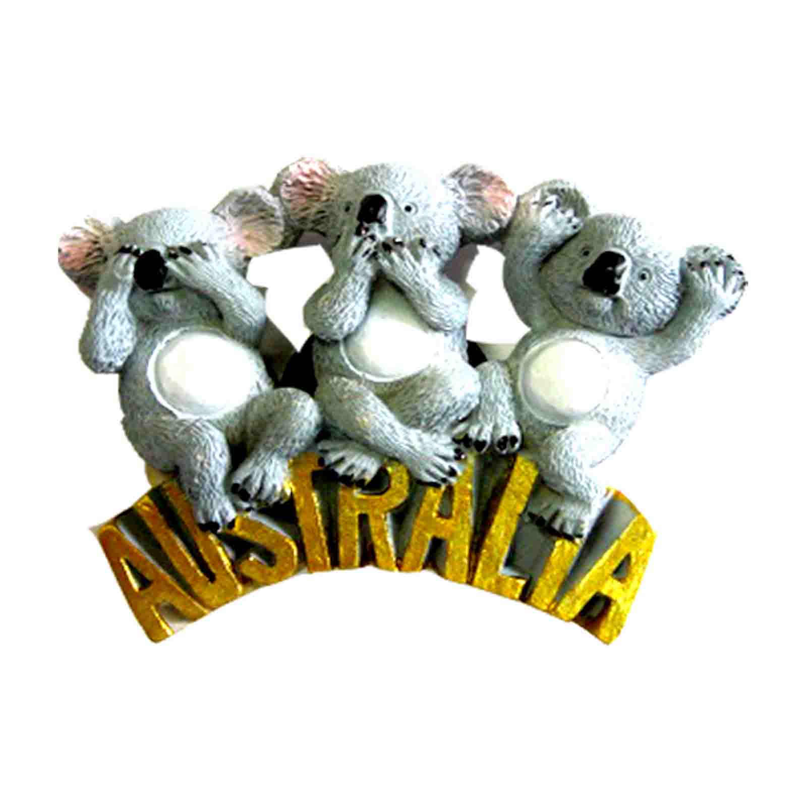 Magnet-Resin-Australia-3-Koalas