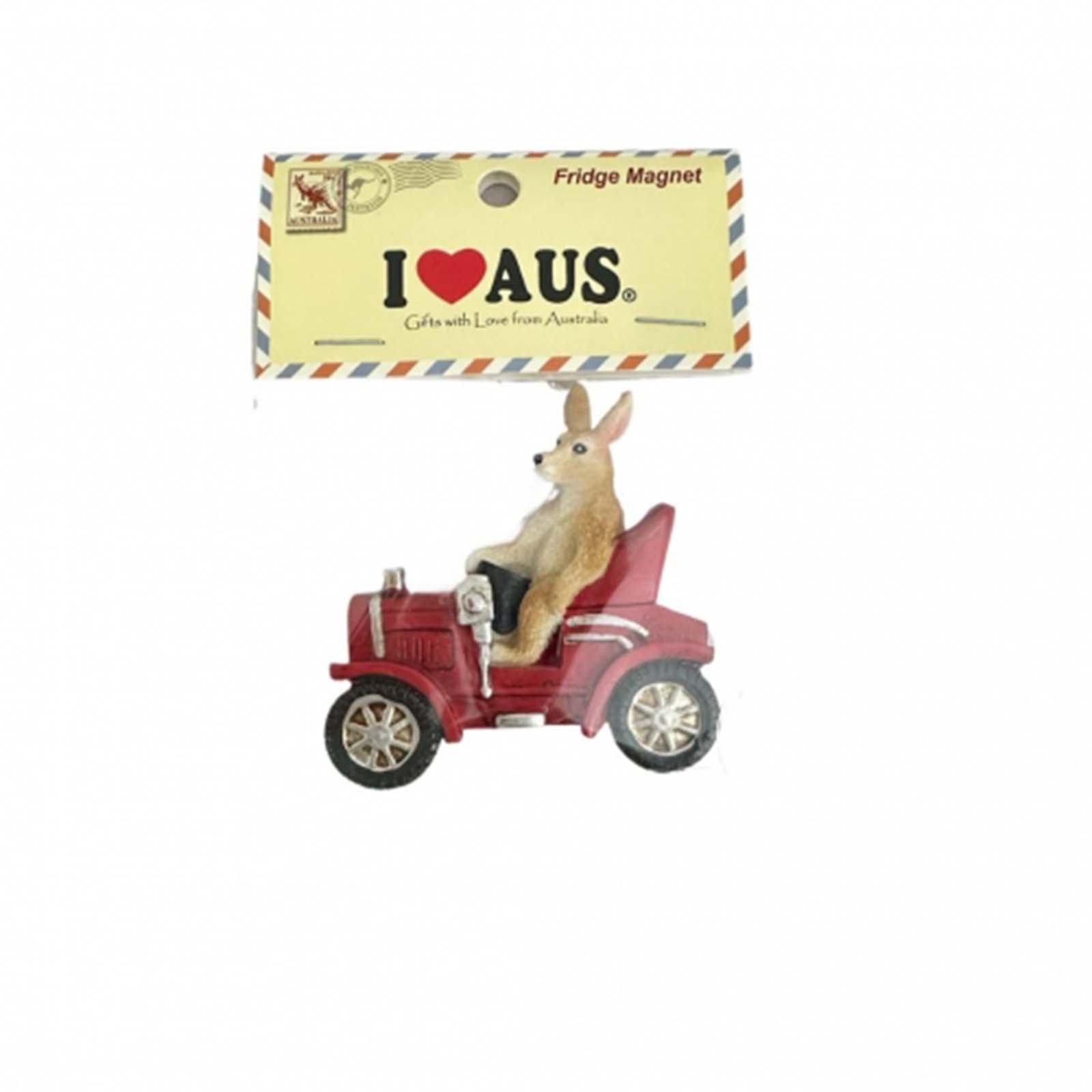 Magnet-Resin-Kangaroo-Driving-Car