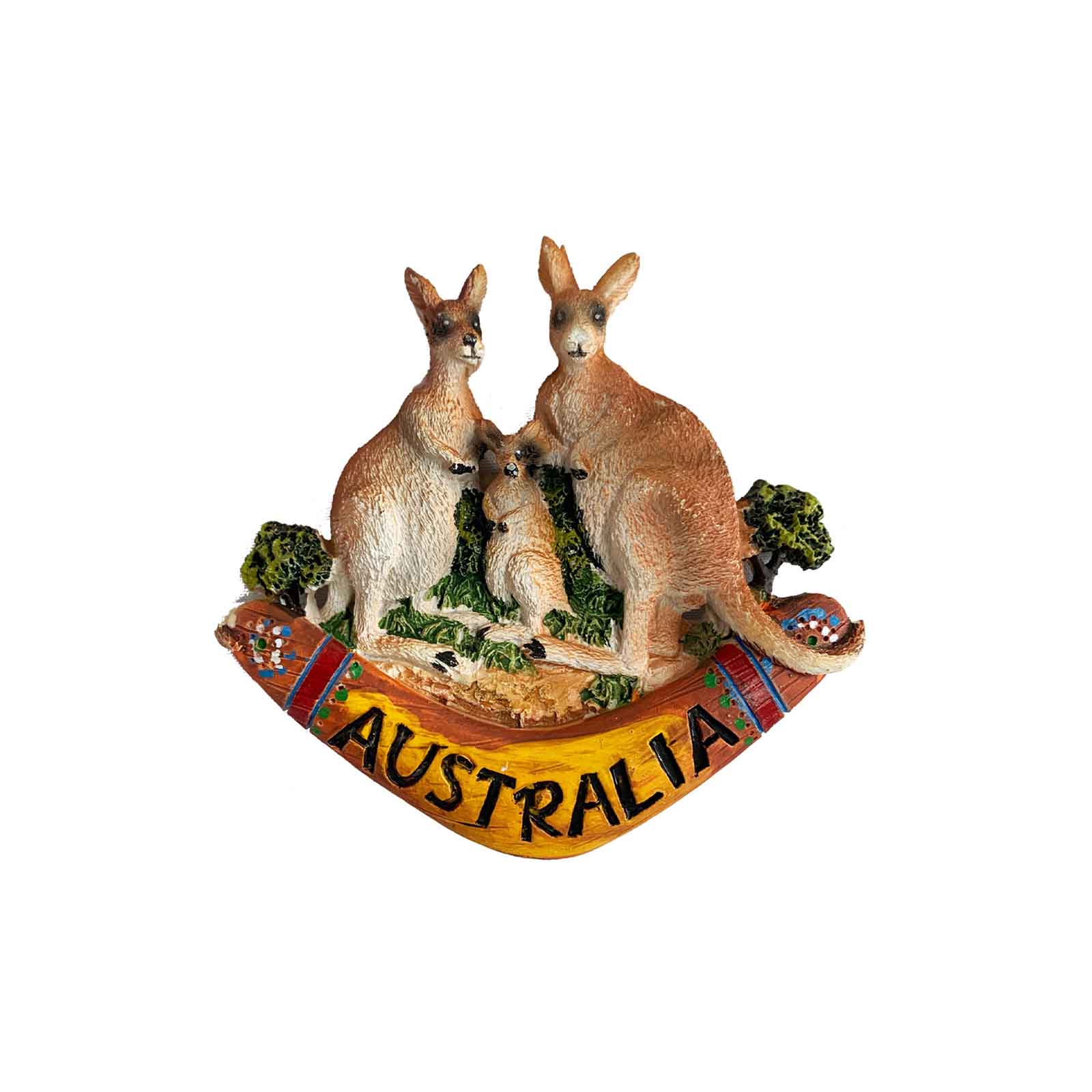 Magnet-Resin-Kangaroo-Family