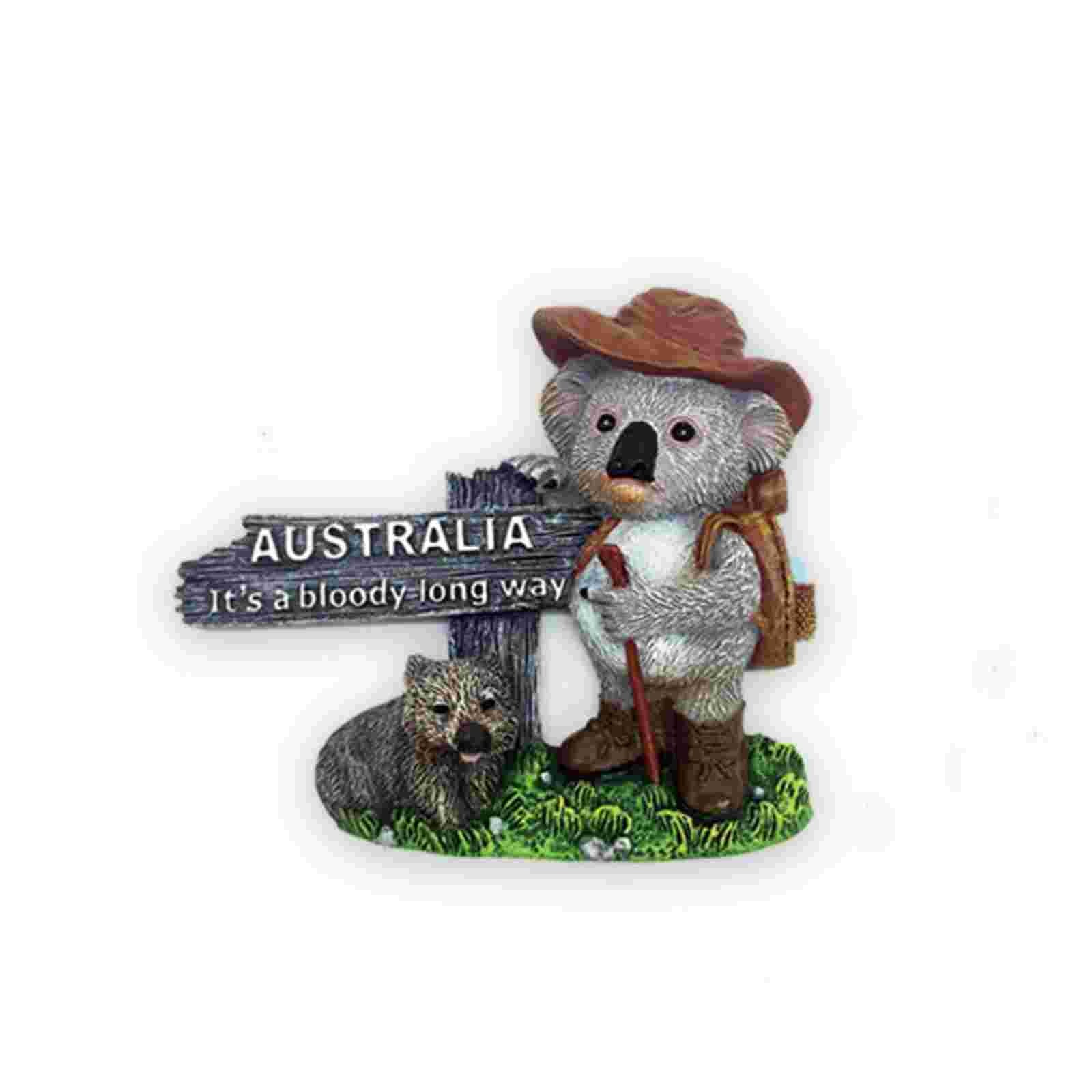 Magnet-Resin-Koala-Aus-A-Bloody-Long-Way