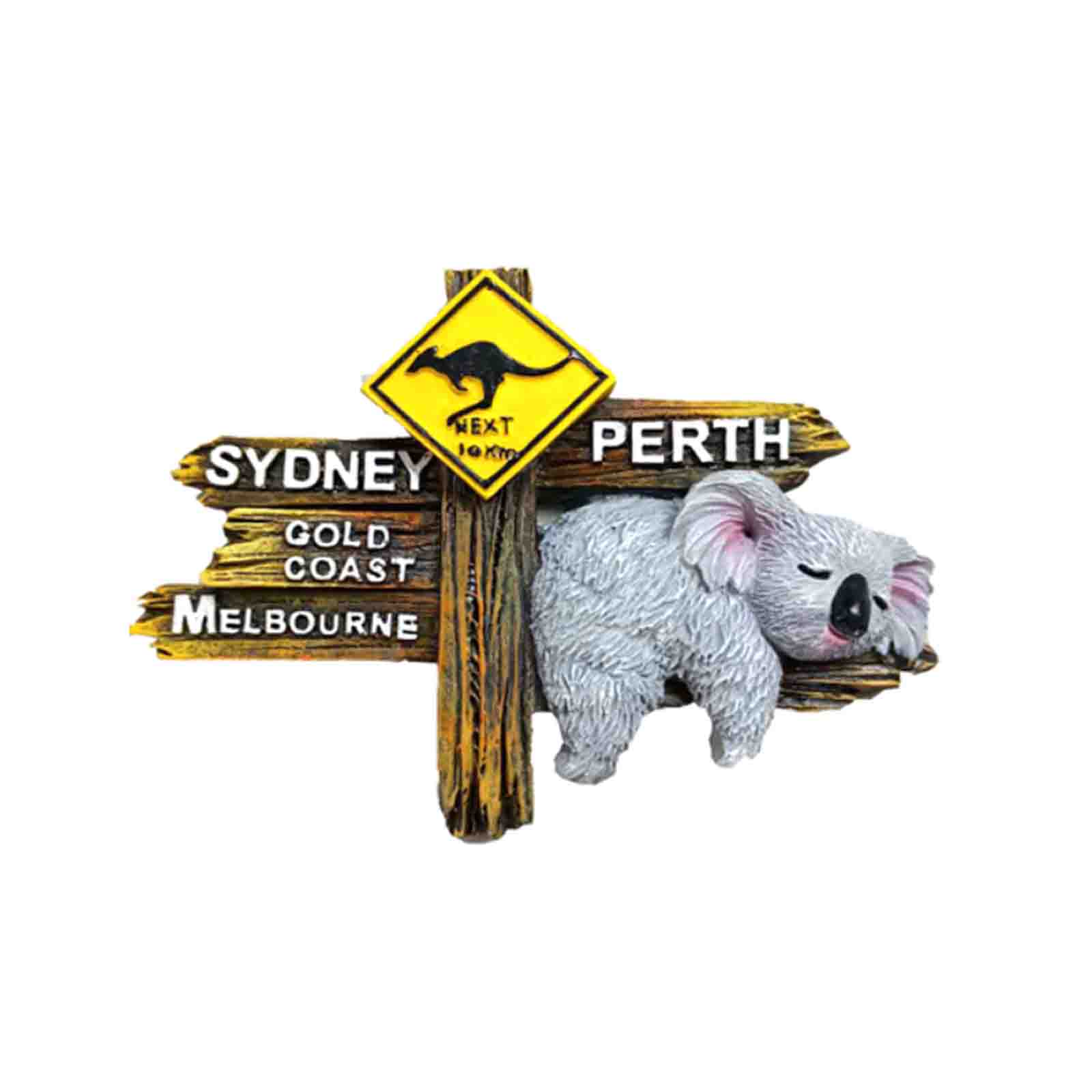 Magnet-Resin-Signpost-Koala-Sleeping
