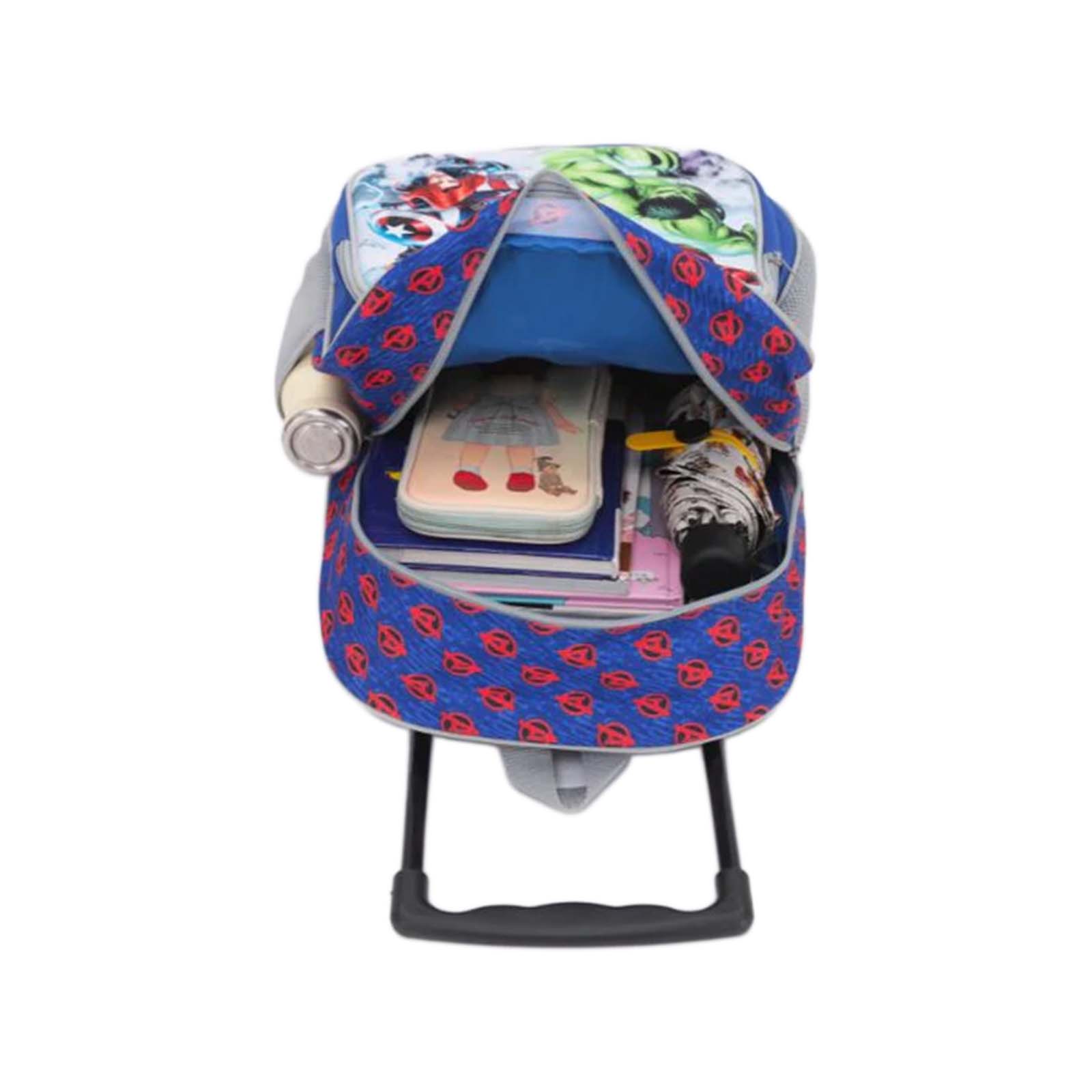 Marvel-Avengers-17-Inch-Trolley-Backpack-Open