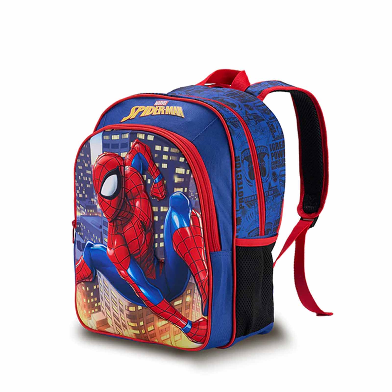 Marvel-Spider-Man-3d-15inch-Backpack-Angle