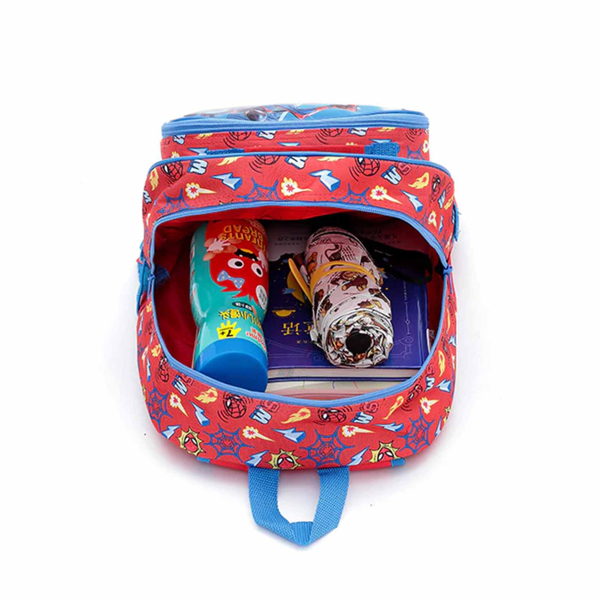 Marvel-Spiderman-16inch-Backpack-Open