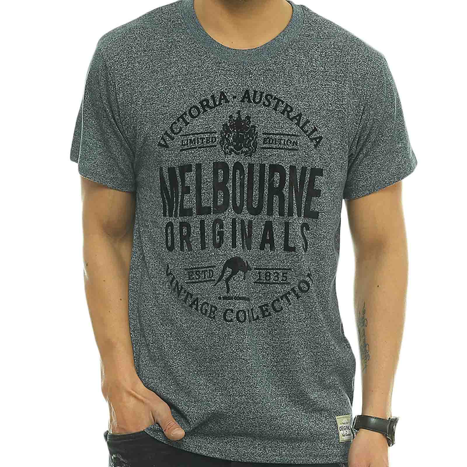 Melbourne-Originals-T-Shirt-Navy-Front