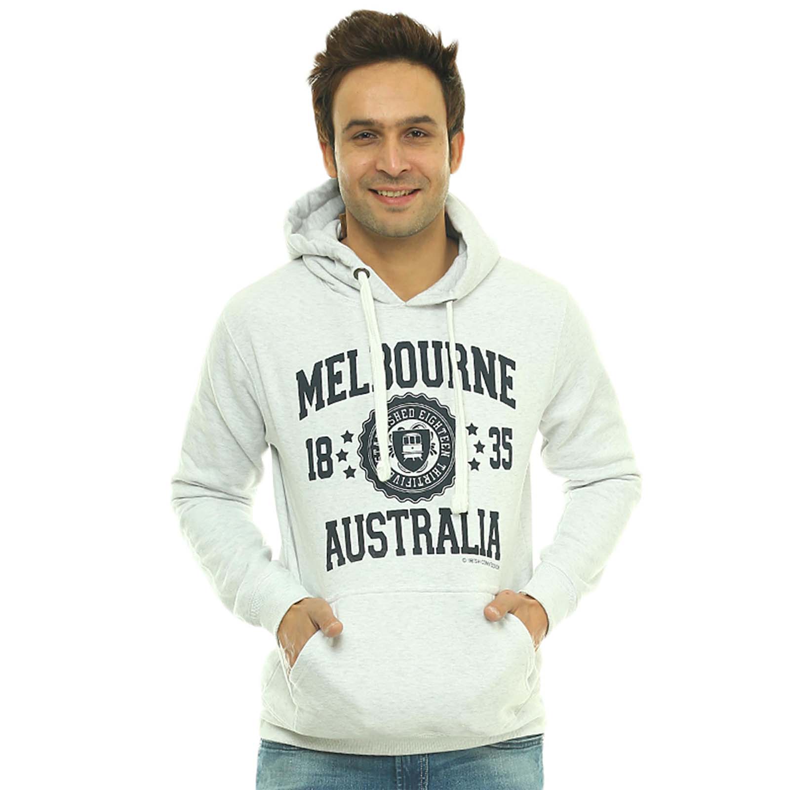 Melbourne-Stamp-Stars-Unisex-Hoodie-Ash-Grey