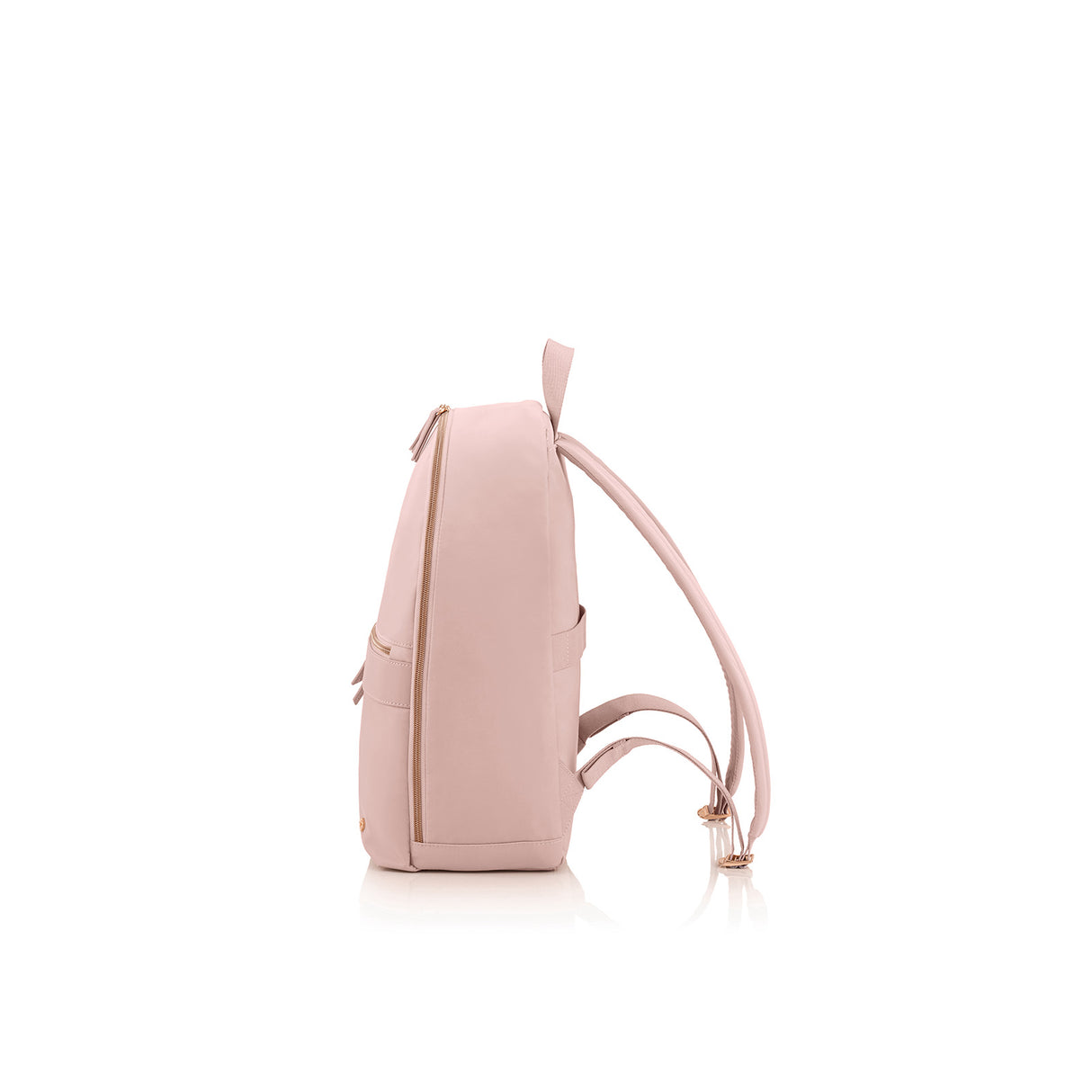 Mobile-Solution-Essential-Laptop-Backpack-Rose-Quartz-Side