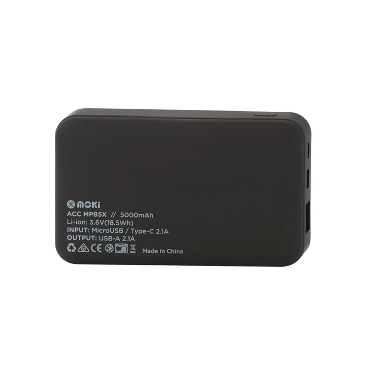 Moki-Powerbank-5000mah-Type-C-Usb-A-Back