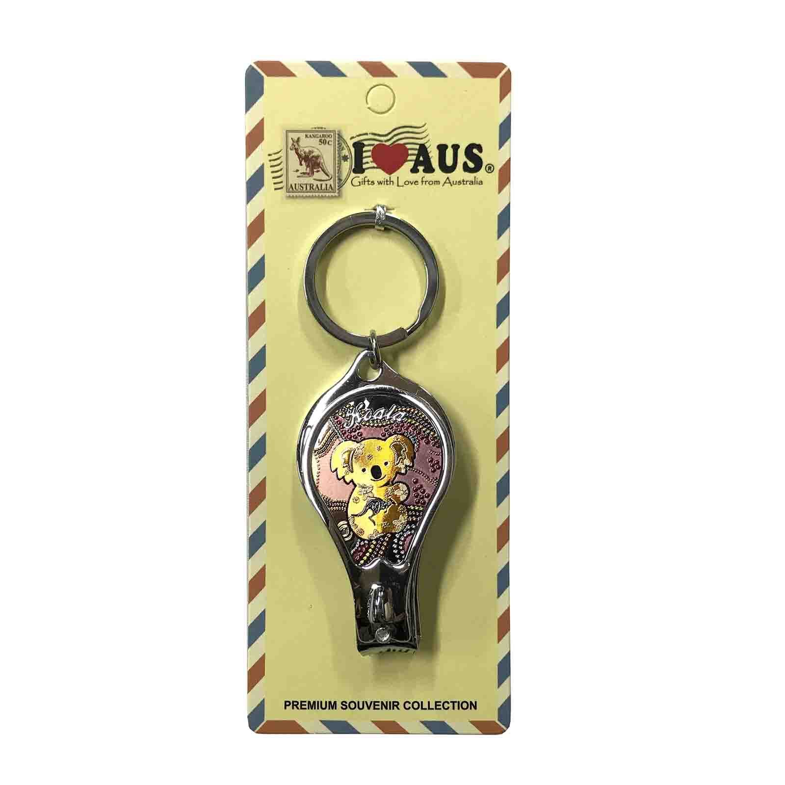 Nail-Clipper-Aboriginal-Koala-Yellow
