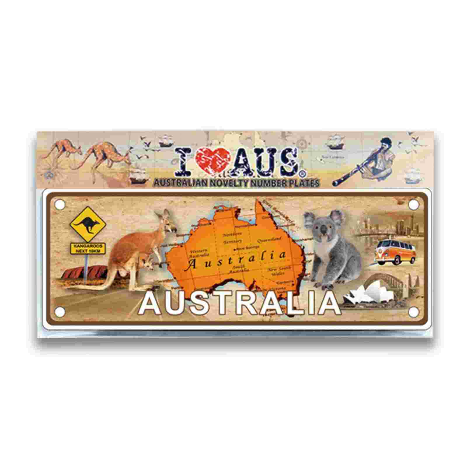 Number-Plate-Kangaroo-Aus-Map-Koala