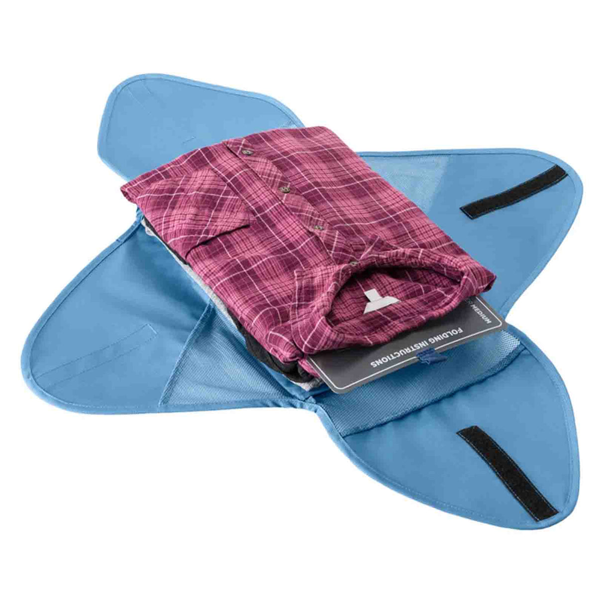 Pack-It-24-Reveal-Garment-Folder-M-Blue-Dawn-Open