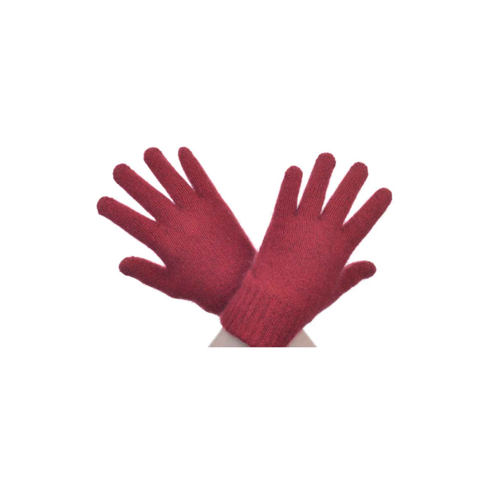 Possum-Merino-Gloves-Plain-Red