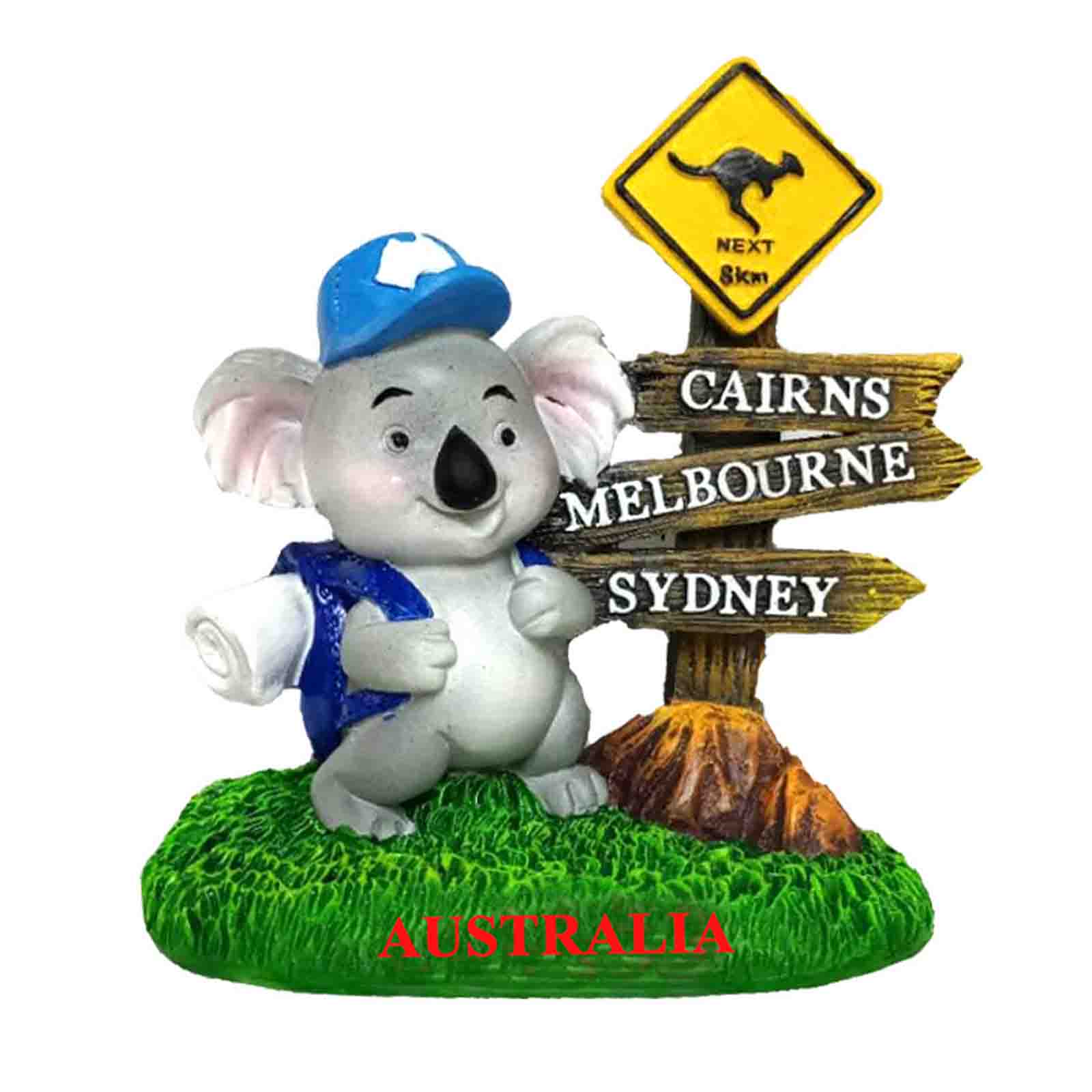 Resin-Ornament-Koala-Road-Sign