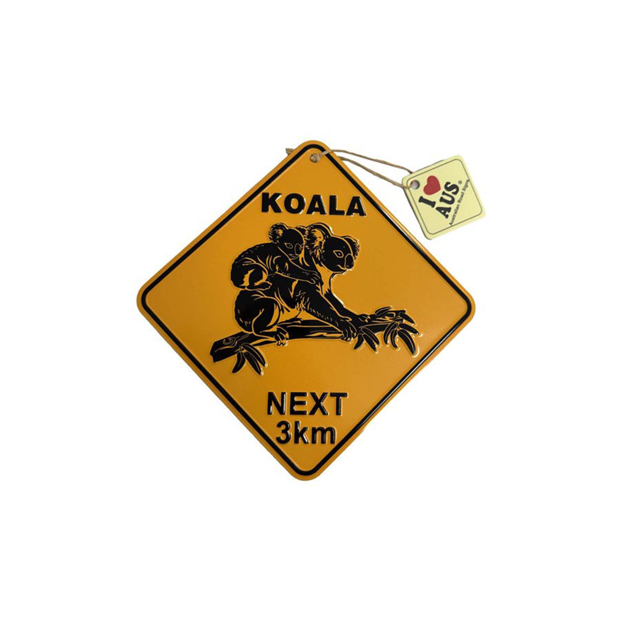 Road Sign Metal Boxing Koala
