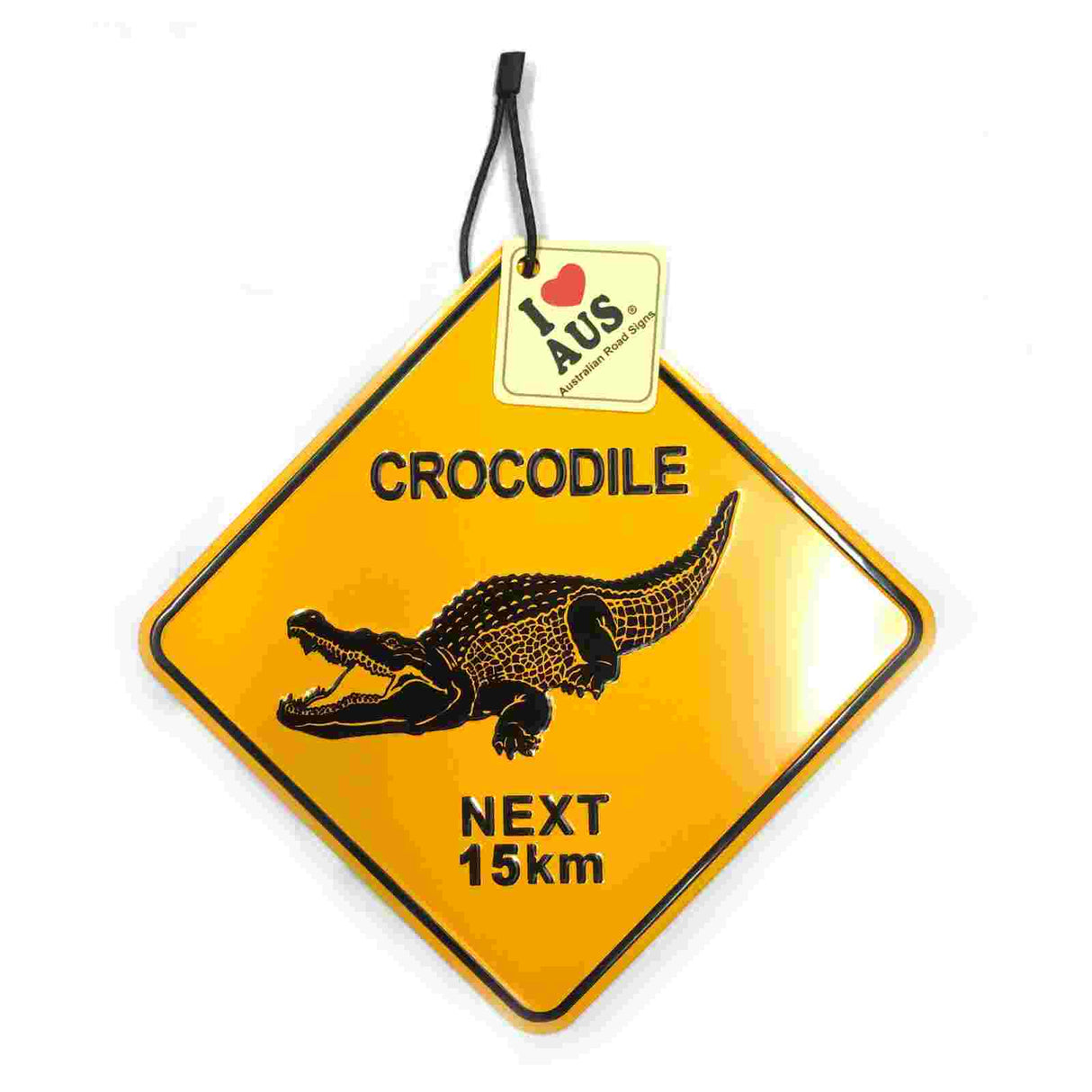 Road-Sign-Metal-Crocodile