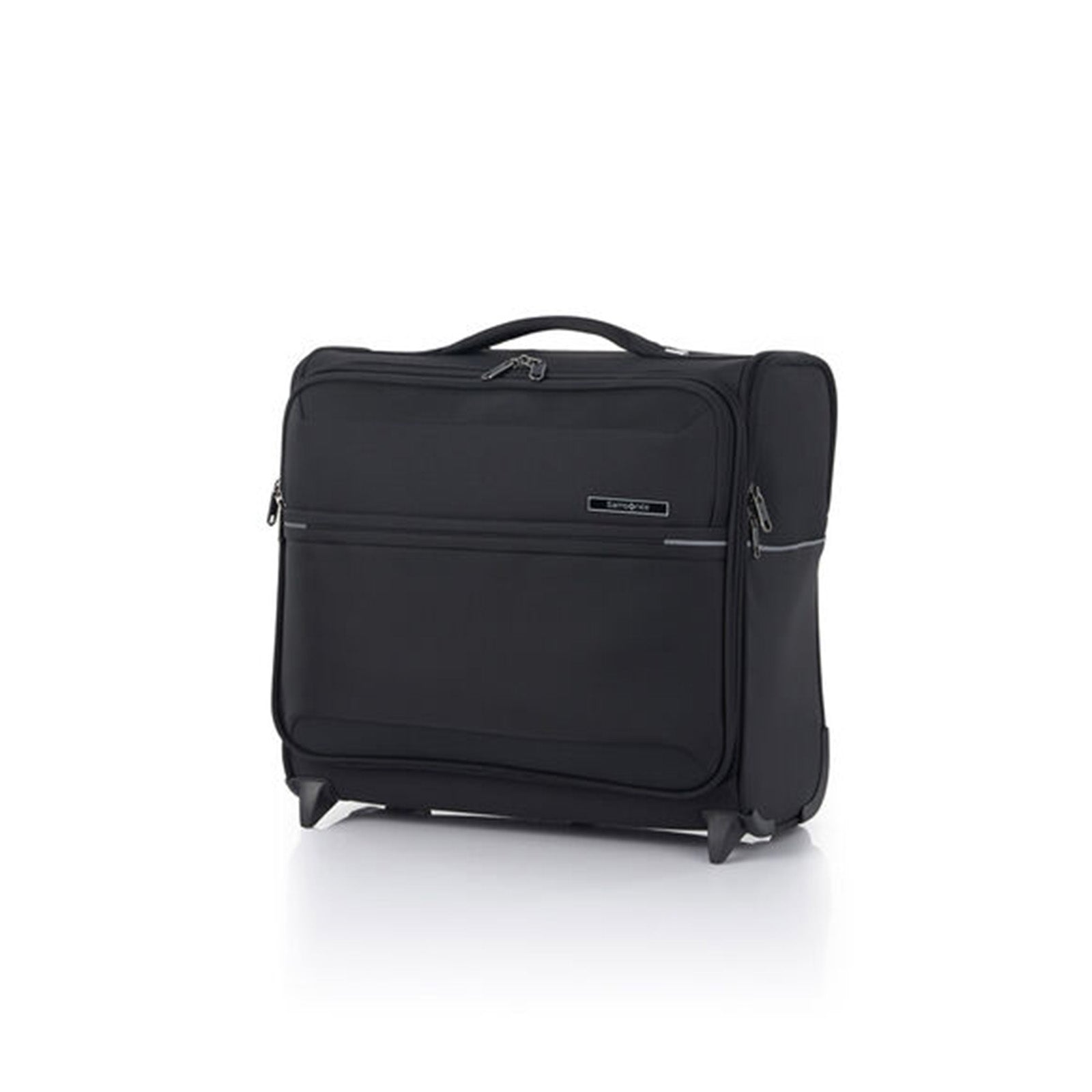 Samsonite-73h-Rolling-Weekender-Black-Front-Angle