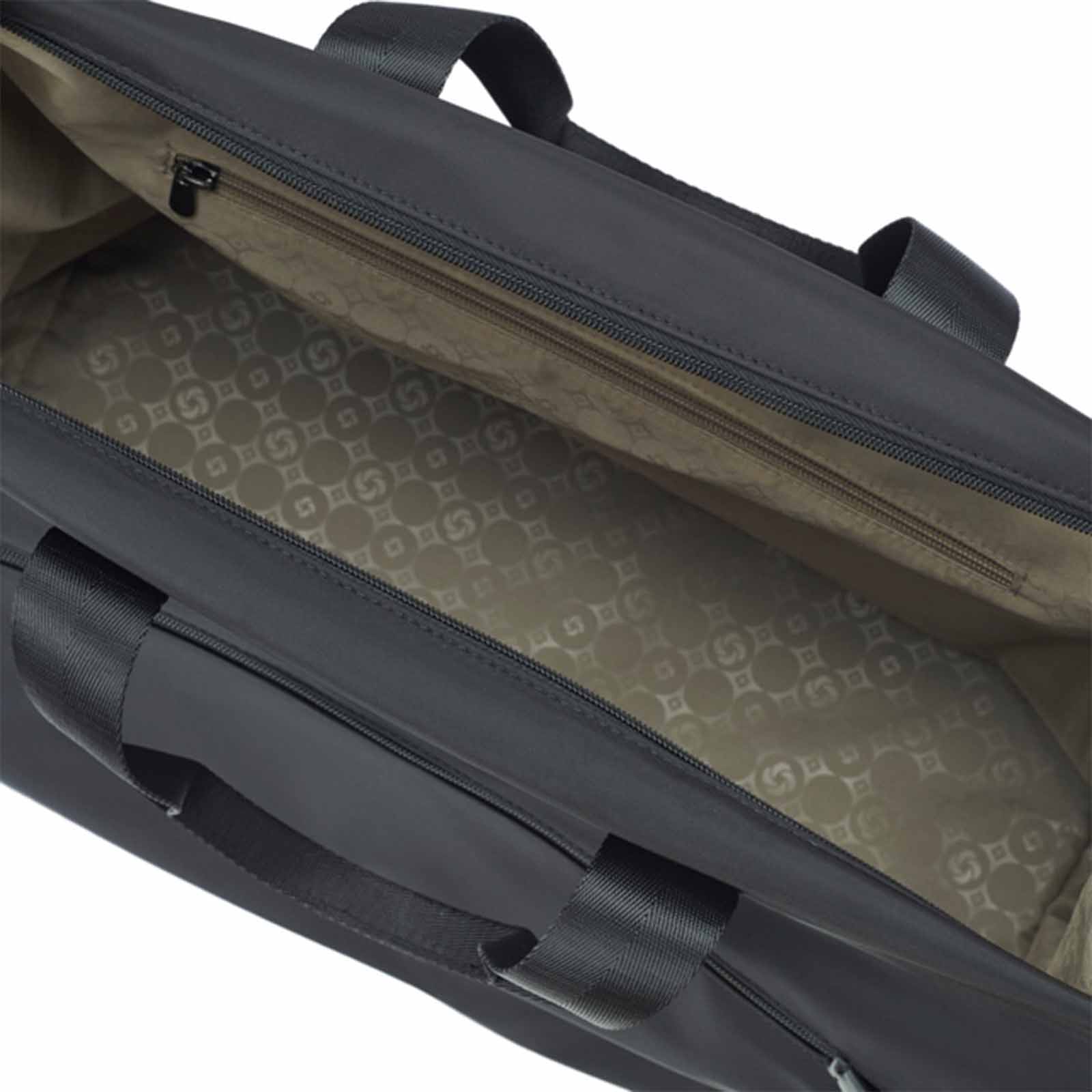 Samsonite-Boulevard-Classic-Duffel-Black-Open