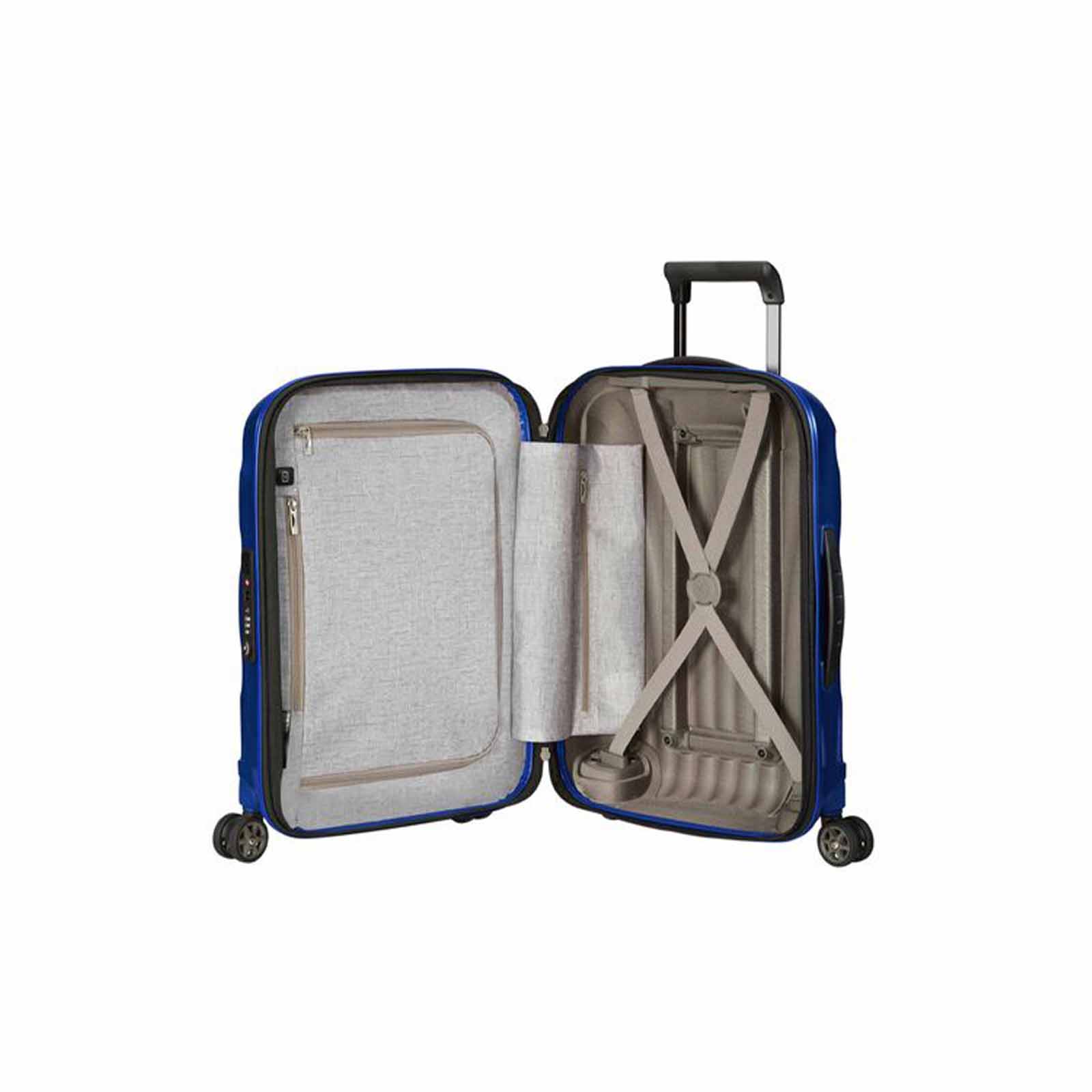 Samsonite C-Lite 55cm EXP Suitcase Deep Blue