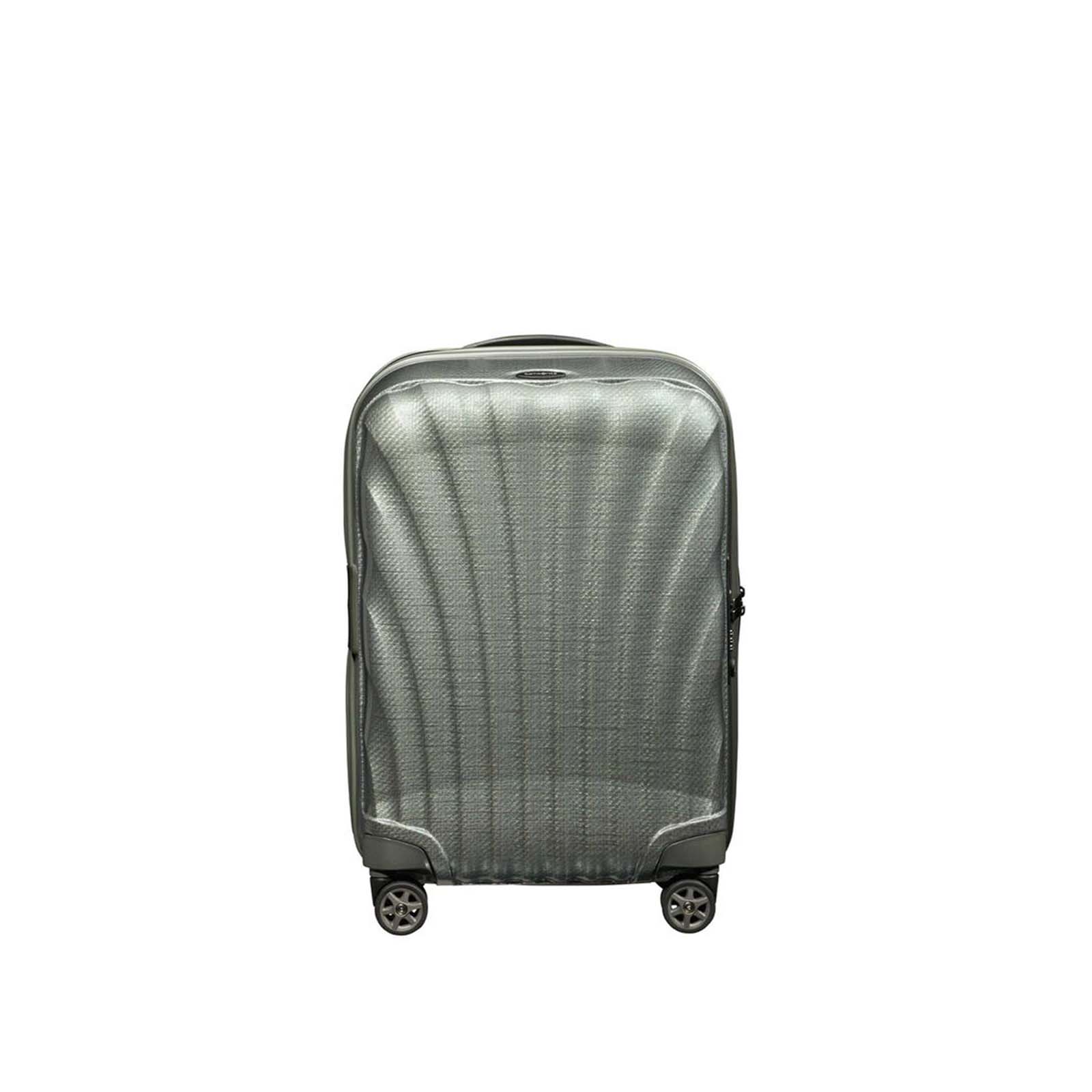 Samsonite-C-Lite-55cm-Exp-Suitcase-Metallic-Green-Front