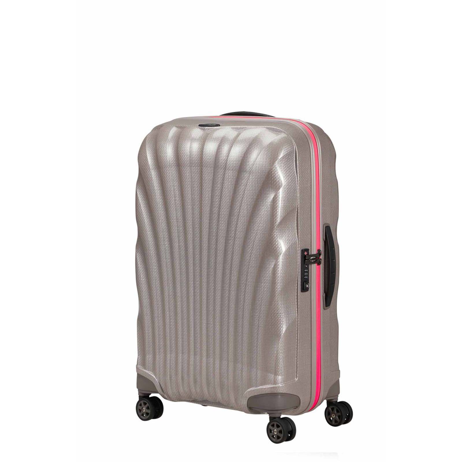 Samsonite-C-Lite-69cm-Suitcase-Pearl-Fuchsia-Angle