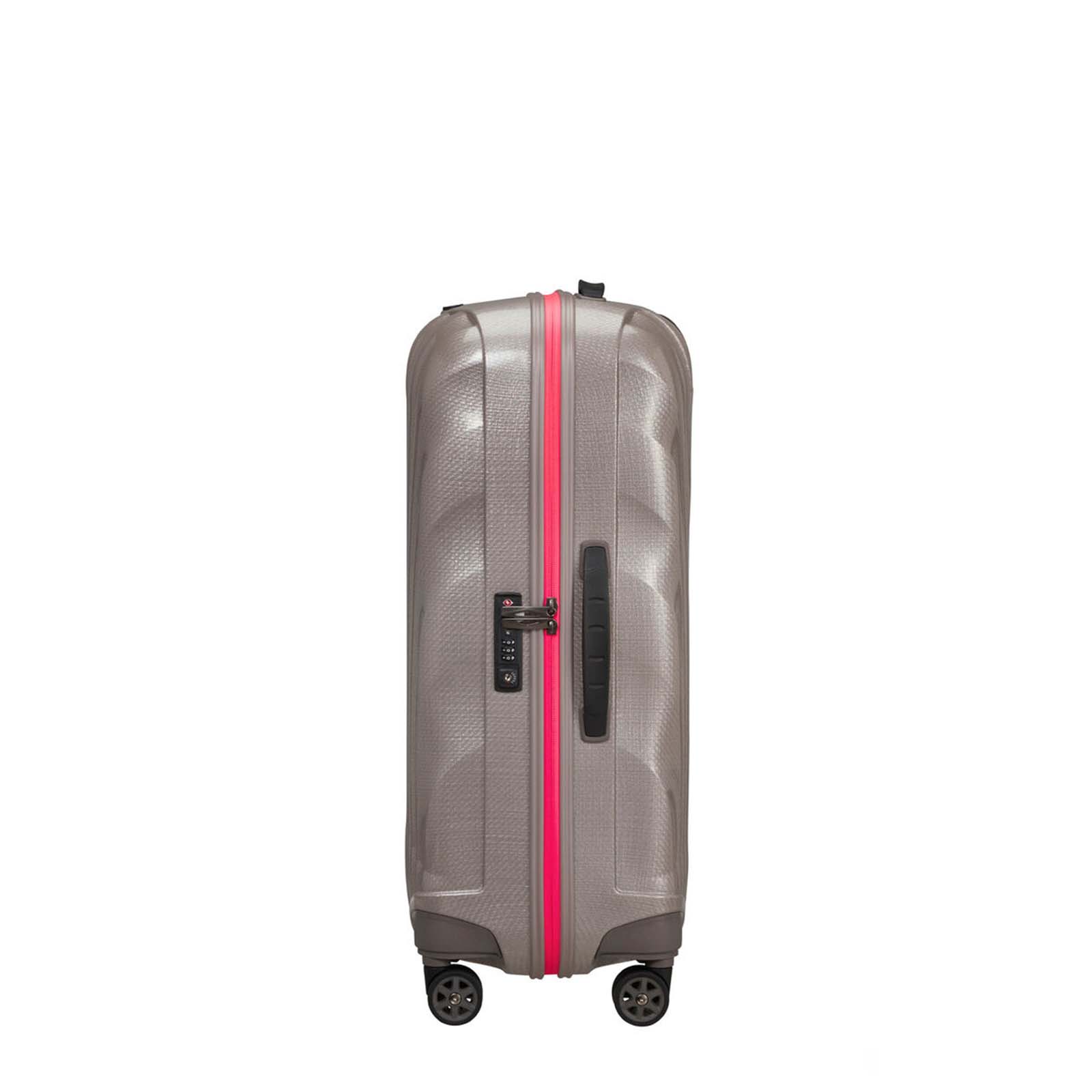 Samsonite-C-Lite-69cm-Suitcase-Pearl-Fuchsia-Handle