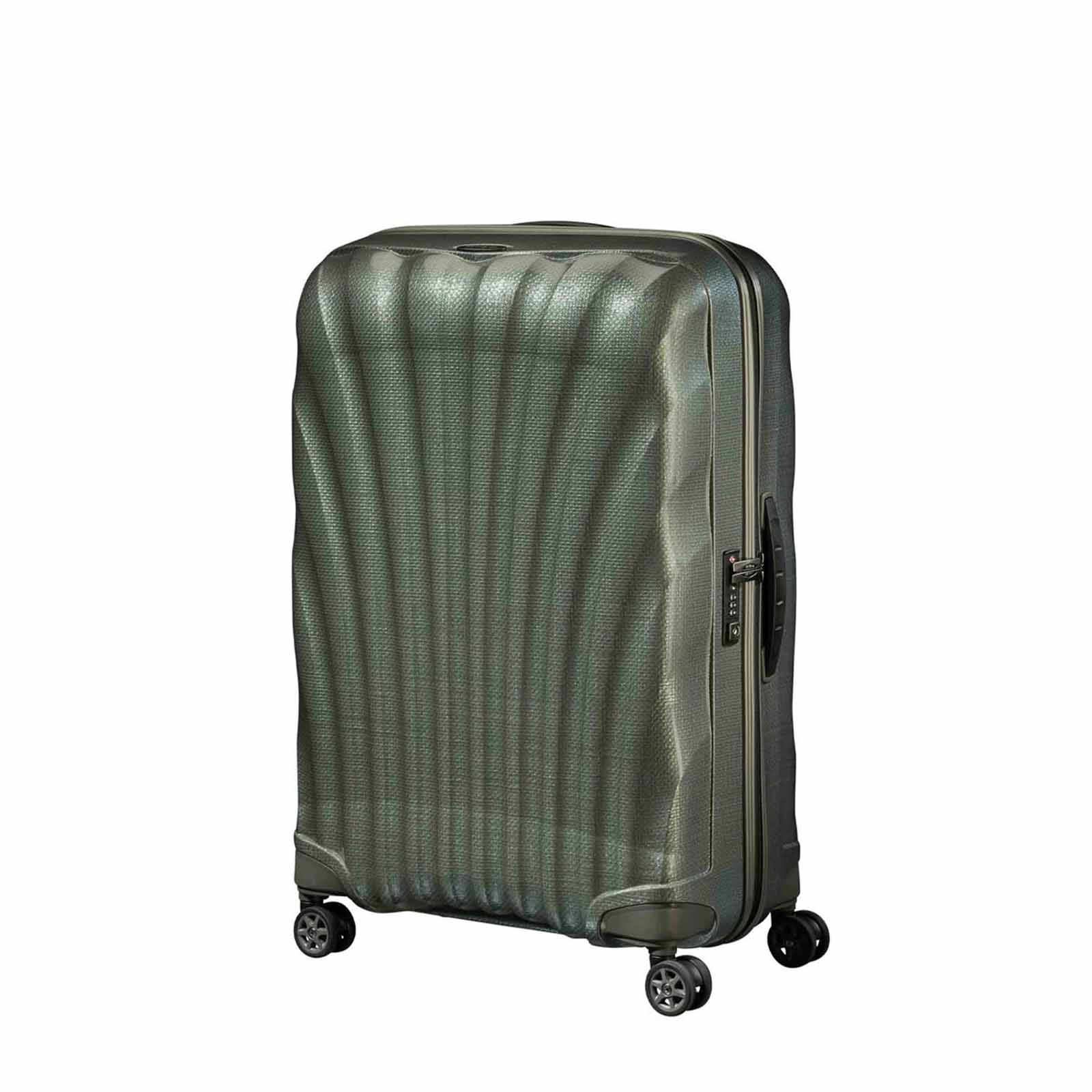 Samsonite-C-Lite-75cm-Suitcase-Metallic-Green-Angle