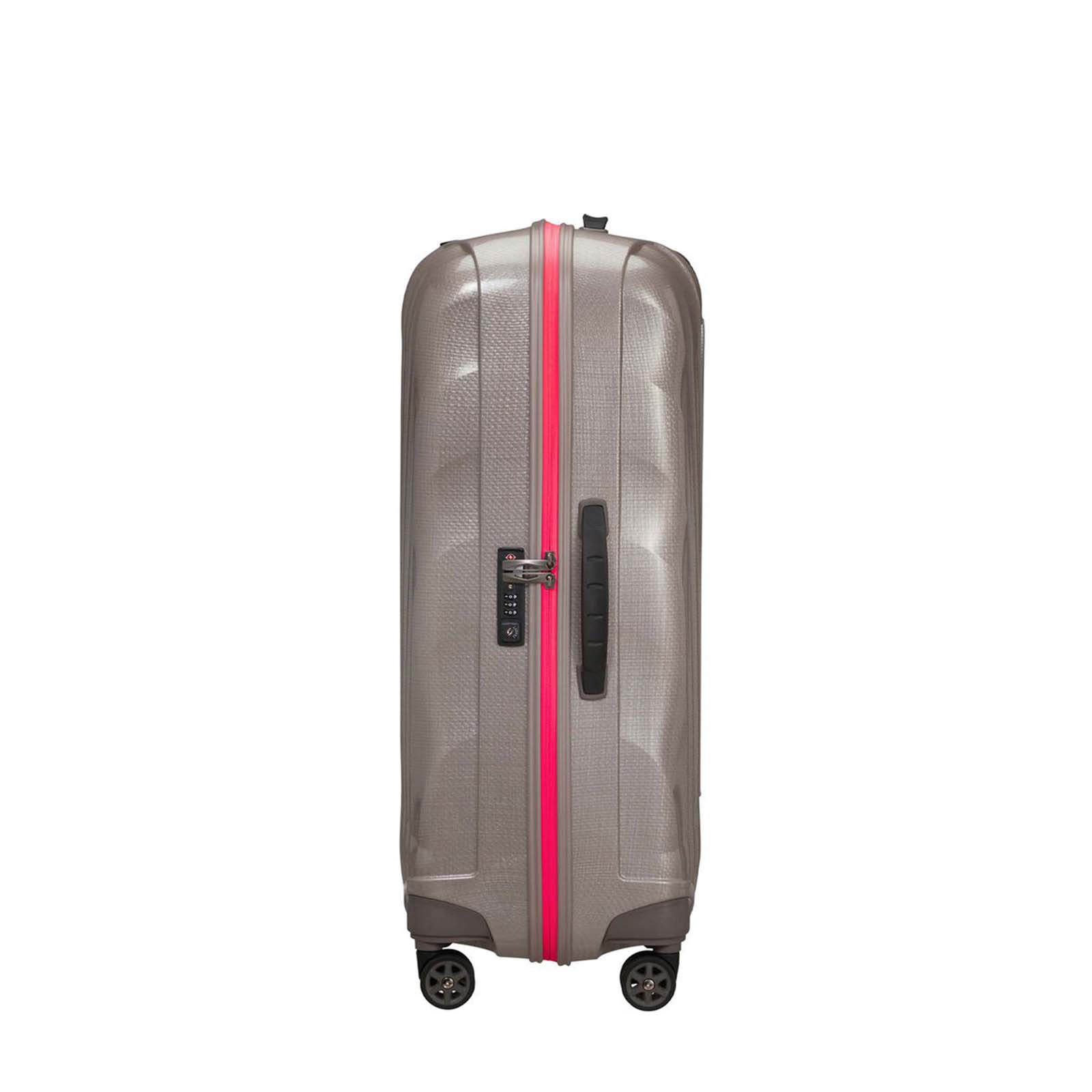 Samsonite-C-Lite-75cm-Suitcase-Pearl-Fuchsia-Handle