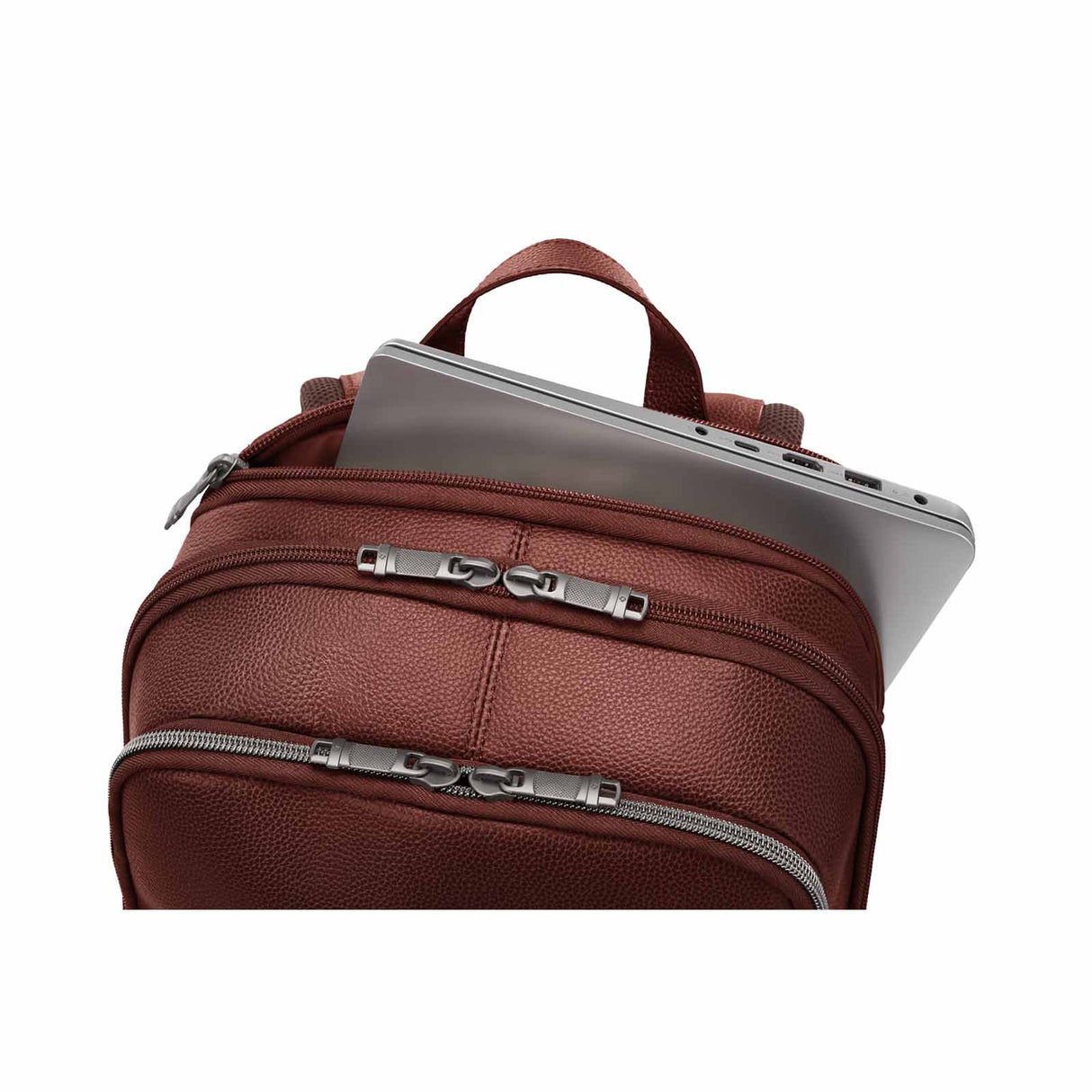 Samsonite-Classic-Leather-14-Inch-Laptop-Backpack-Mahogany-Laptop-Compartment