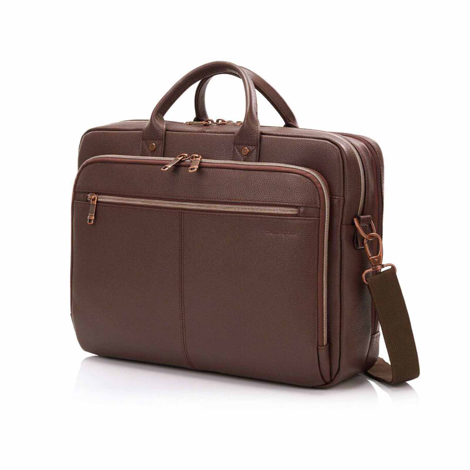 Samsonite-Classic-Leather-15-Inch-Top-Loader-Chocolate-Angle