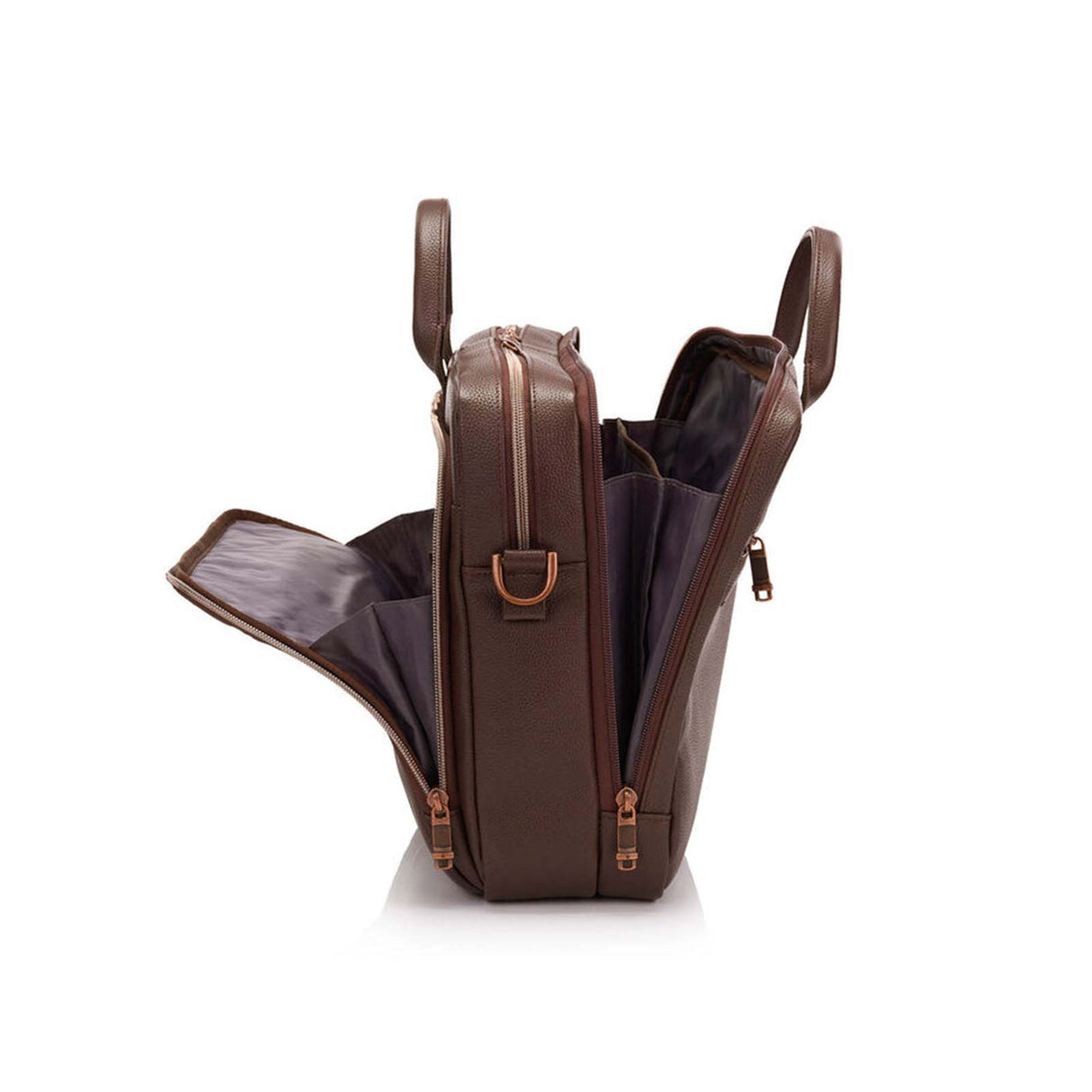 Samsonite-Classic-Leather-15-Inch-Top-Loader-Chocolate-Open