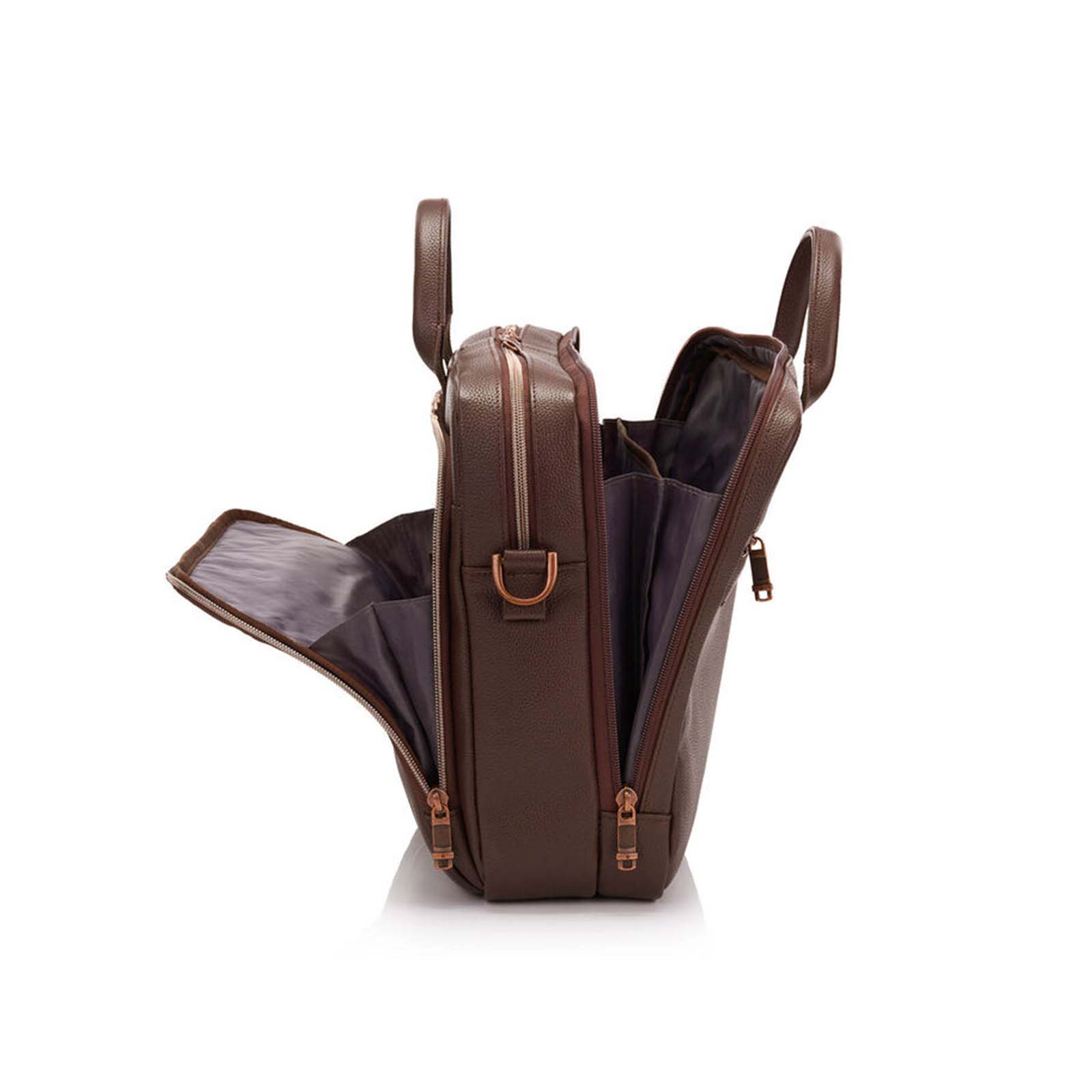 Samsonite-Classic-Leather-15-Inch-Top-Loader-Chocolate-Open