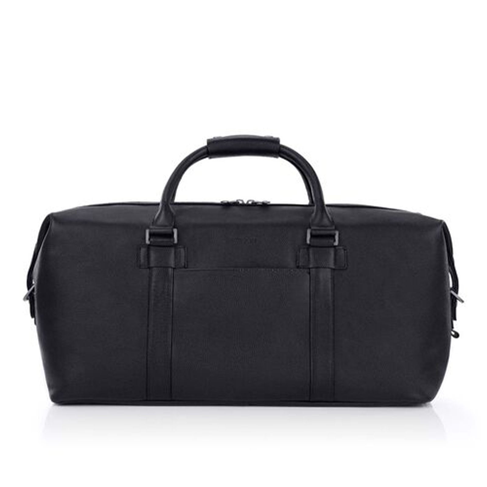 Samsonite-Classic-Leather-Carry-On-Duffle-Black-Front