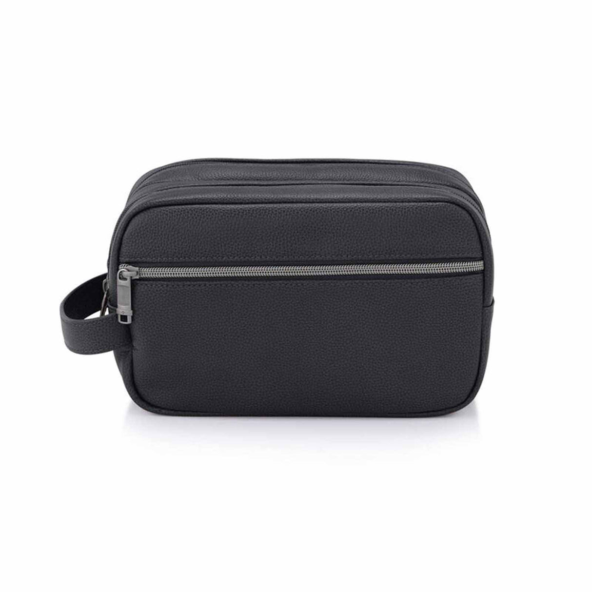 Samsonite-Classic-Leather-Toiletry-Kit-Black-Front